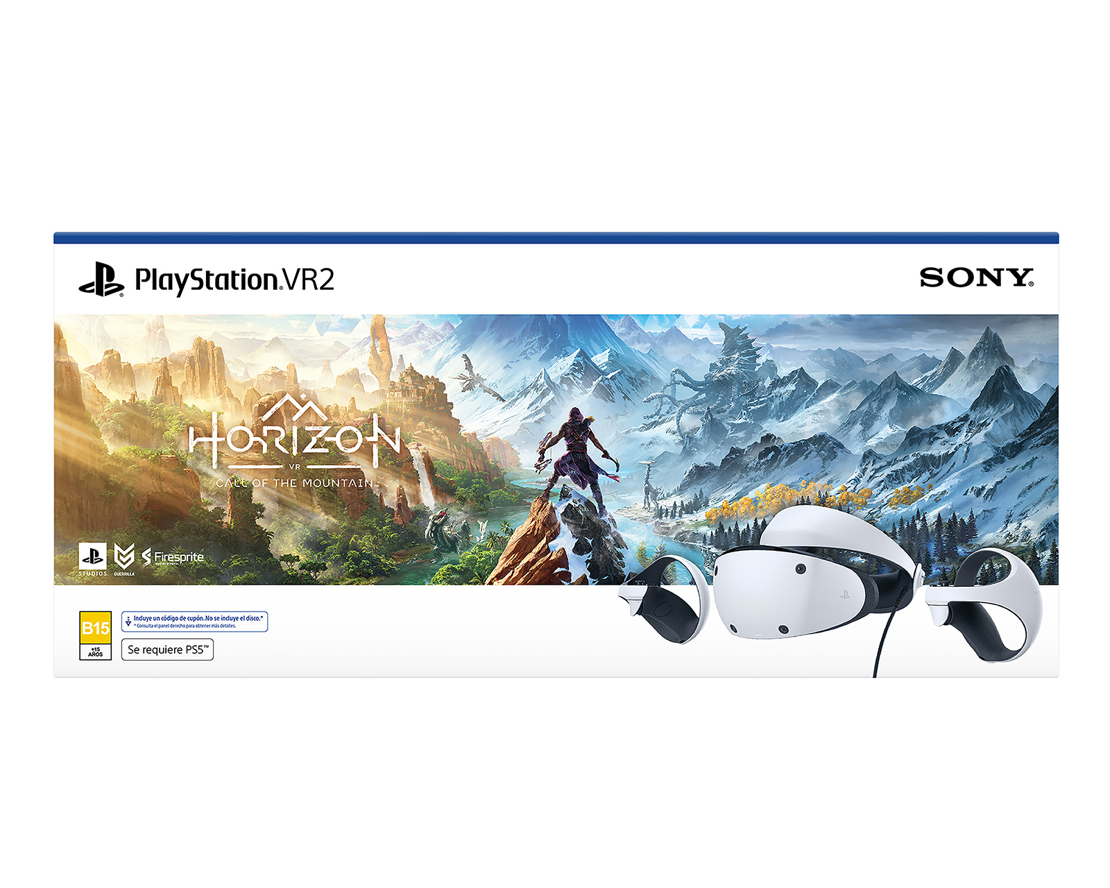 Lentes de Realidad Virtual PlayStation VR2 Sony Horizon VR Call of the Mountain
