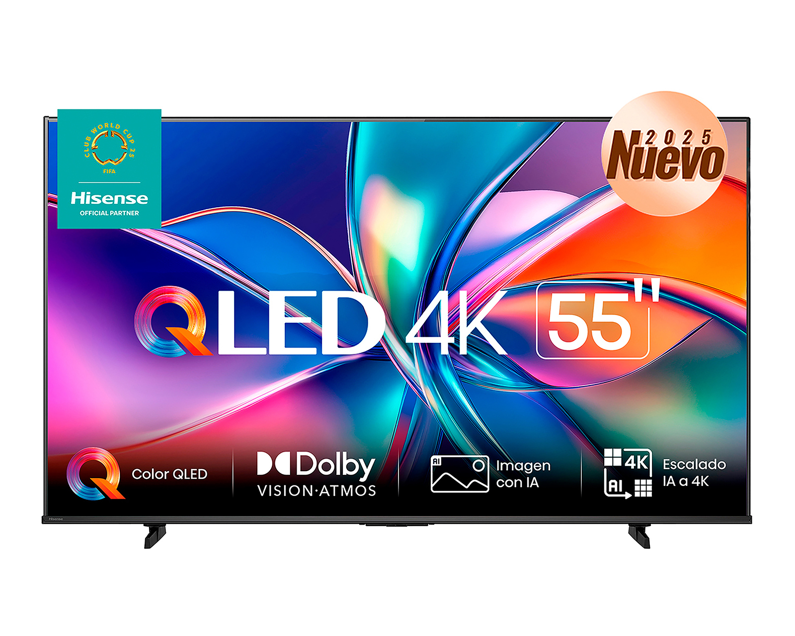 Foto 1 | Foto 1 | Pantalla Smart TV Hisense QLED 55 Pulgadas UHD 4K 55QD6QV