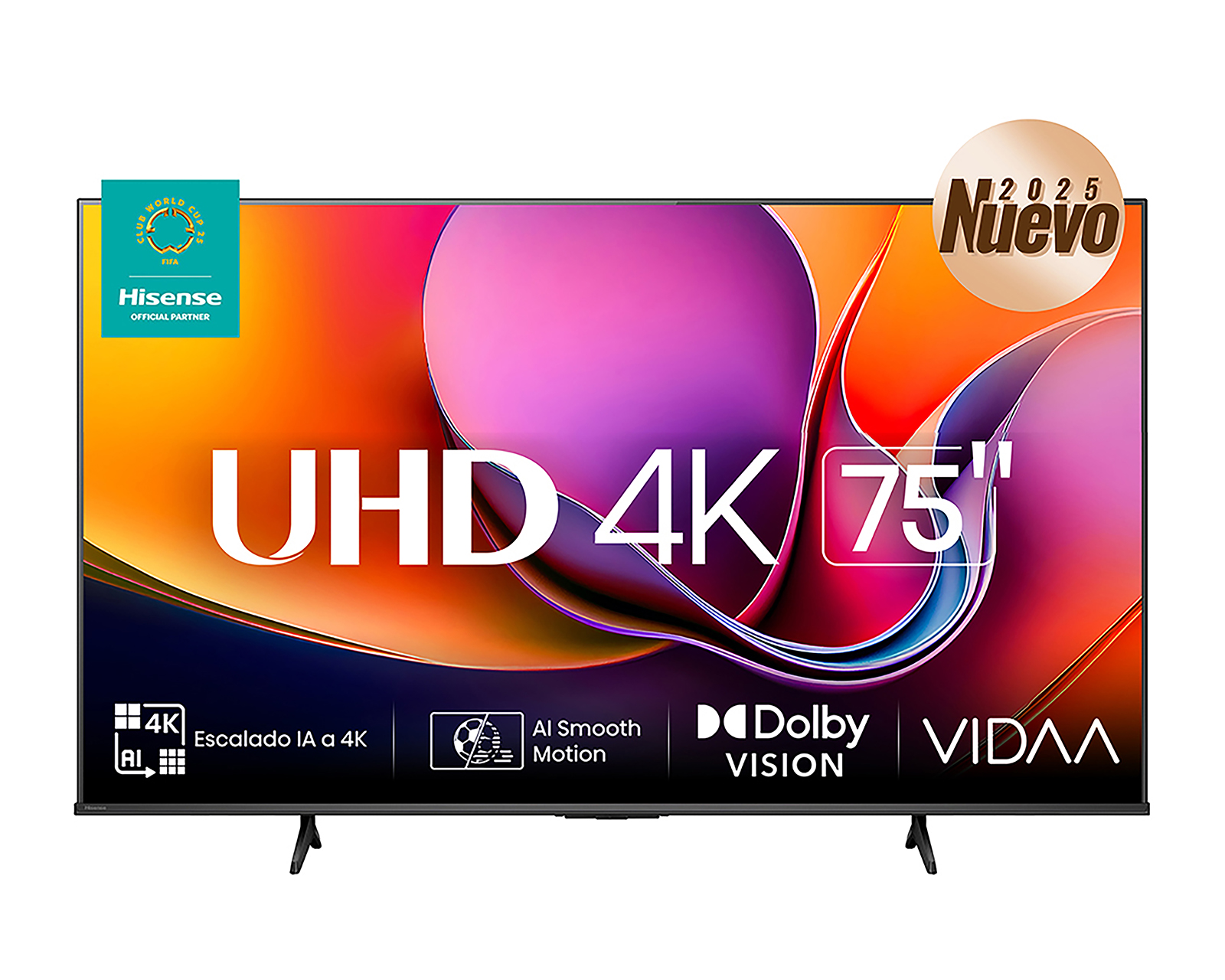 Foto 2 pulgar | Foto 1 | Pantalla Smart TV Hisense LED 75 Pulgadas UHD 4K 75A65NV