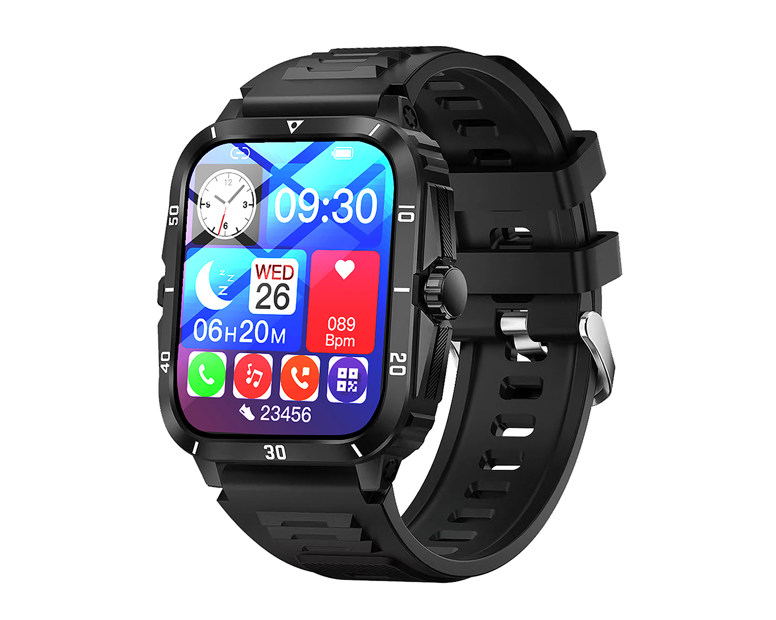 Foto 3 | Foto 3 | Smartwatch STF Kronos Insignia 41 mm Negro