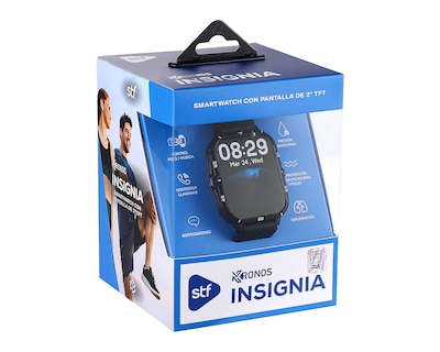 Foto 4 | Foto 4 | Smartwatch STF Kronos Insignia 41 mm Negro