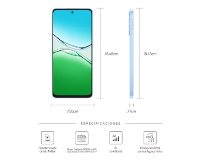 Foto 7 | Foto 7 | Telcel OPPO A5 Pro 256 GB Azul