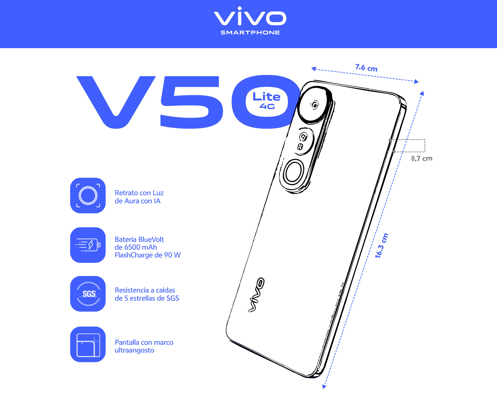 Foto 8 | Foto 8 | AT&T Vivo V50 Lite 256 GB Lila