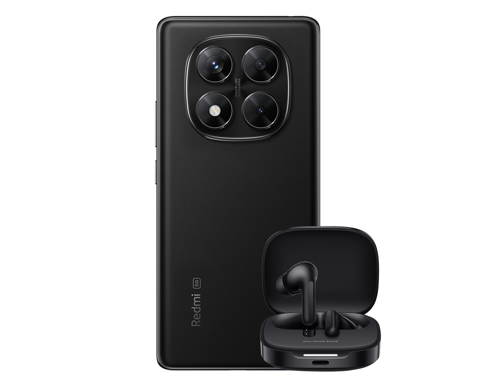 Foto 5 pulgar | Foto 4 | AT&T Xiaomi Redmi Note 14 Pro 5G 256 GB Negro + Redmi Buds 6
