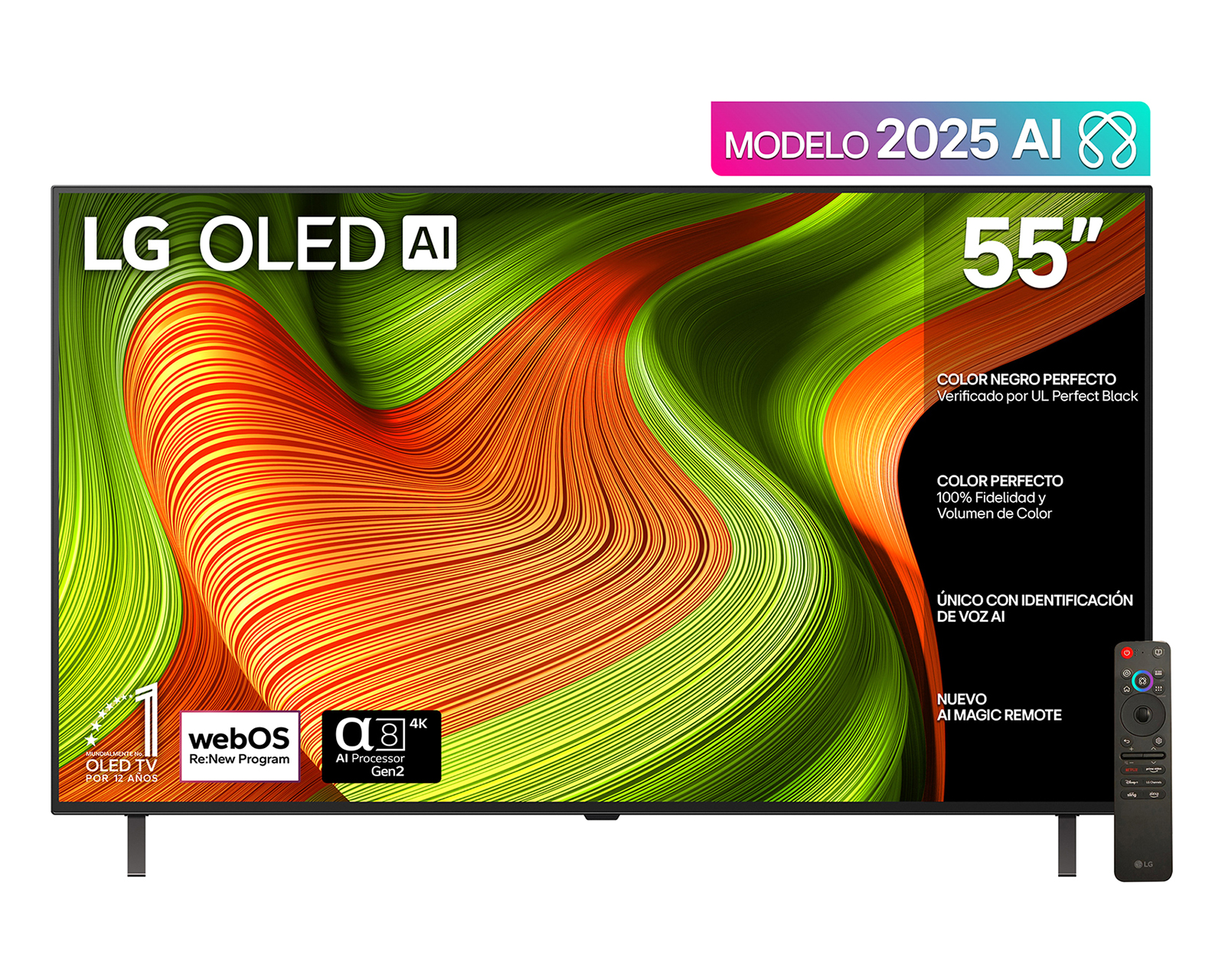 Pantalla Smart TV LG OLED 55 Pulgadas UHD OLED55B5