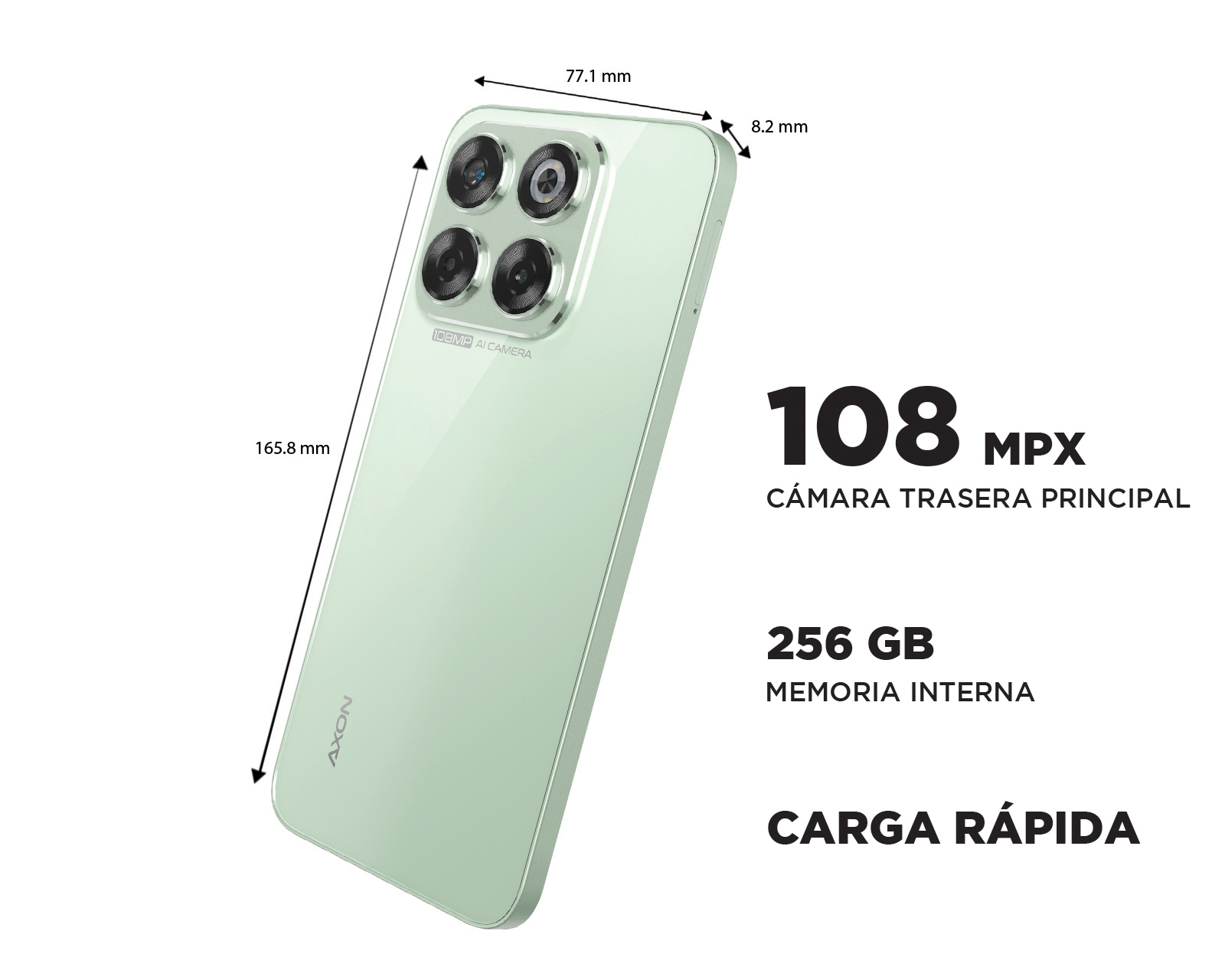 Foto 9 pulgar | Foto 8 | Celular ZTE Axon 70 Liberado 256 GB Verde