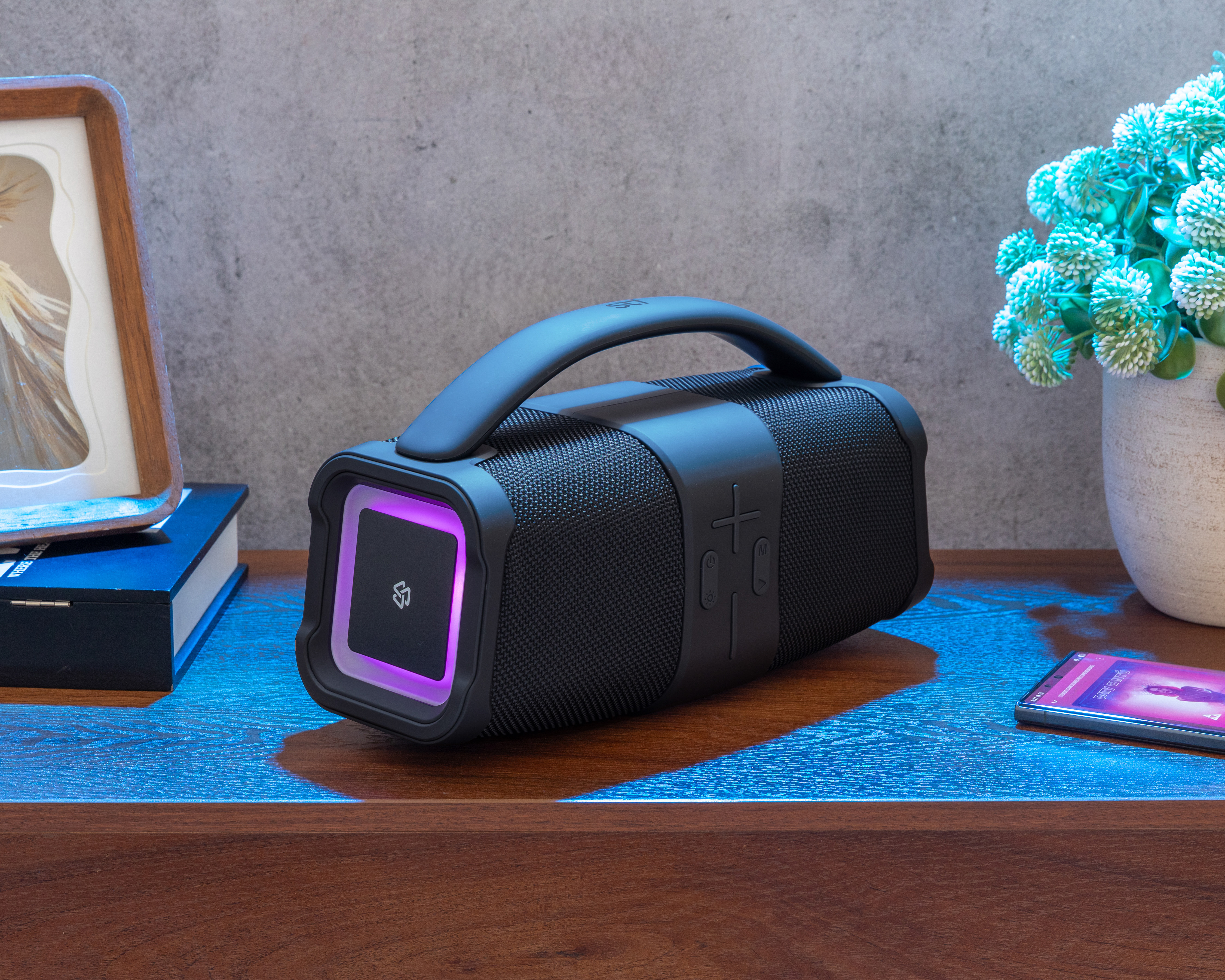 Foto 7 | Foto 7 | Bocina Bluetooth STF ST-S77224 20 W con Luz Led