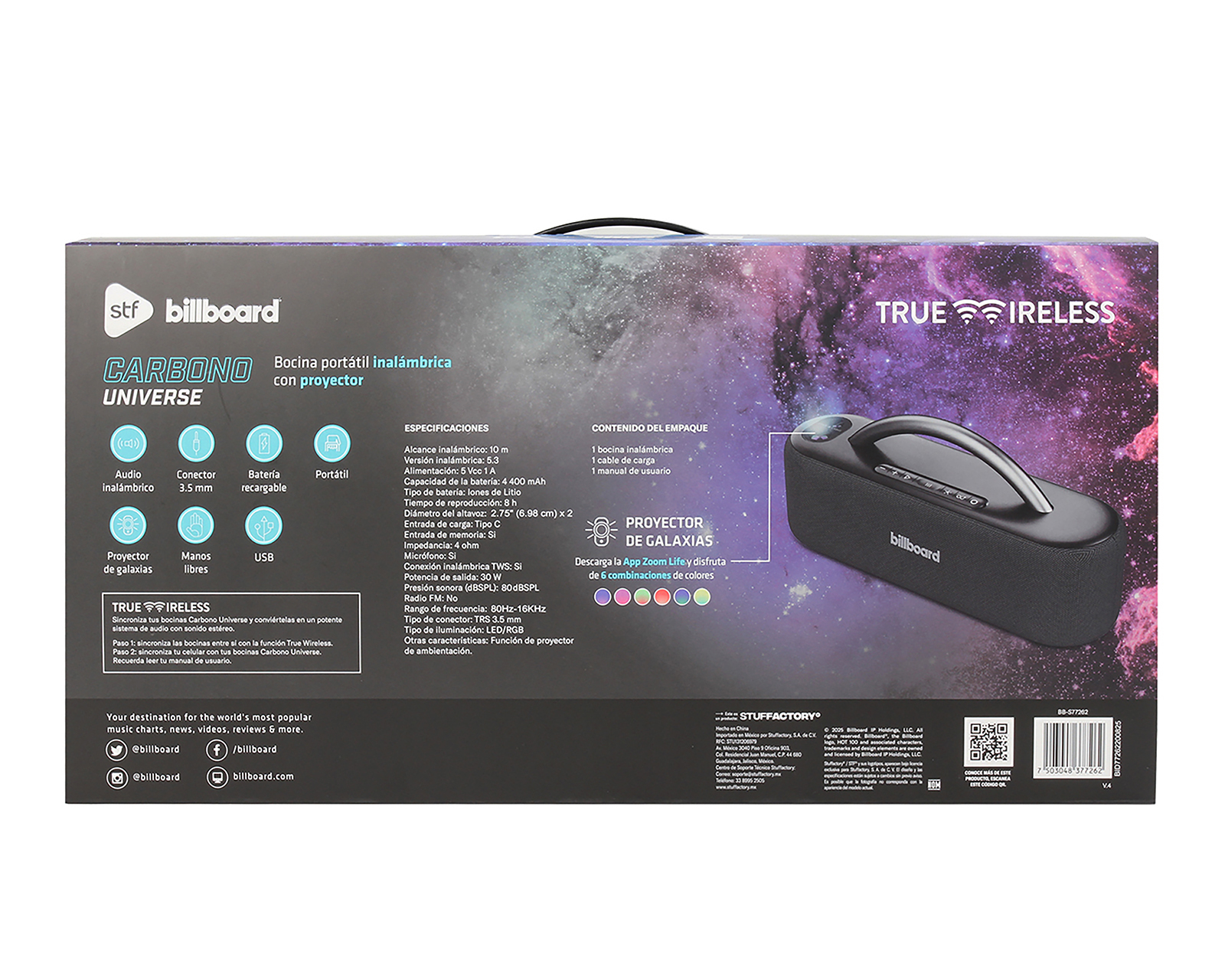 Foto 9 | Foto 9 | Bocina Bluetooth Billboard BB-S77262 30 w con Asa Fija