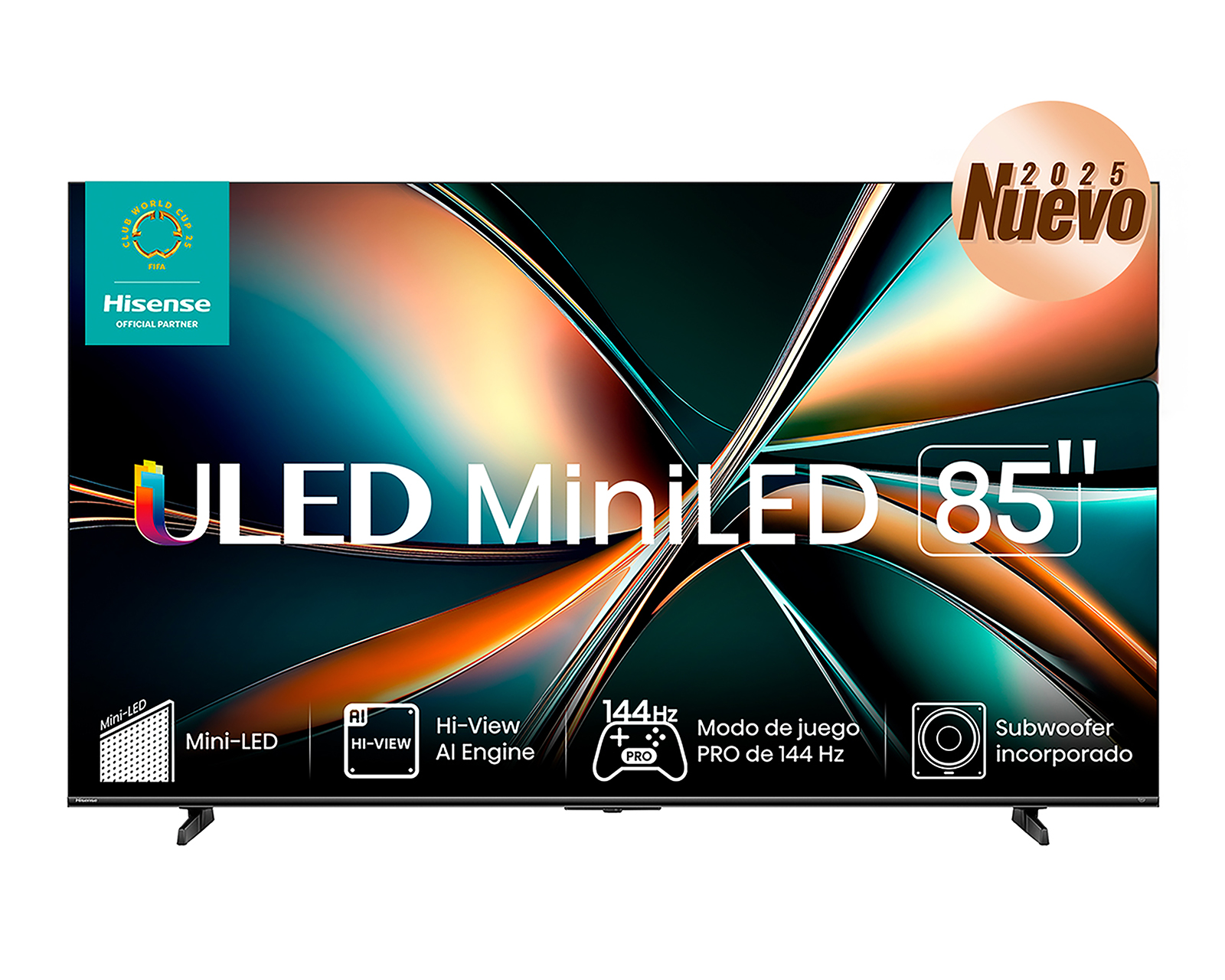 Foto 2 pulgar | Foto 1 | Pantalla Smart TV Hisense ULED MiniLED 85 Pulgadas 4K 85U7QG