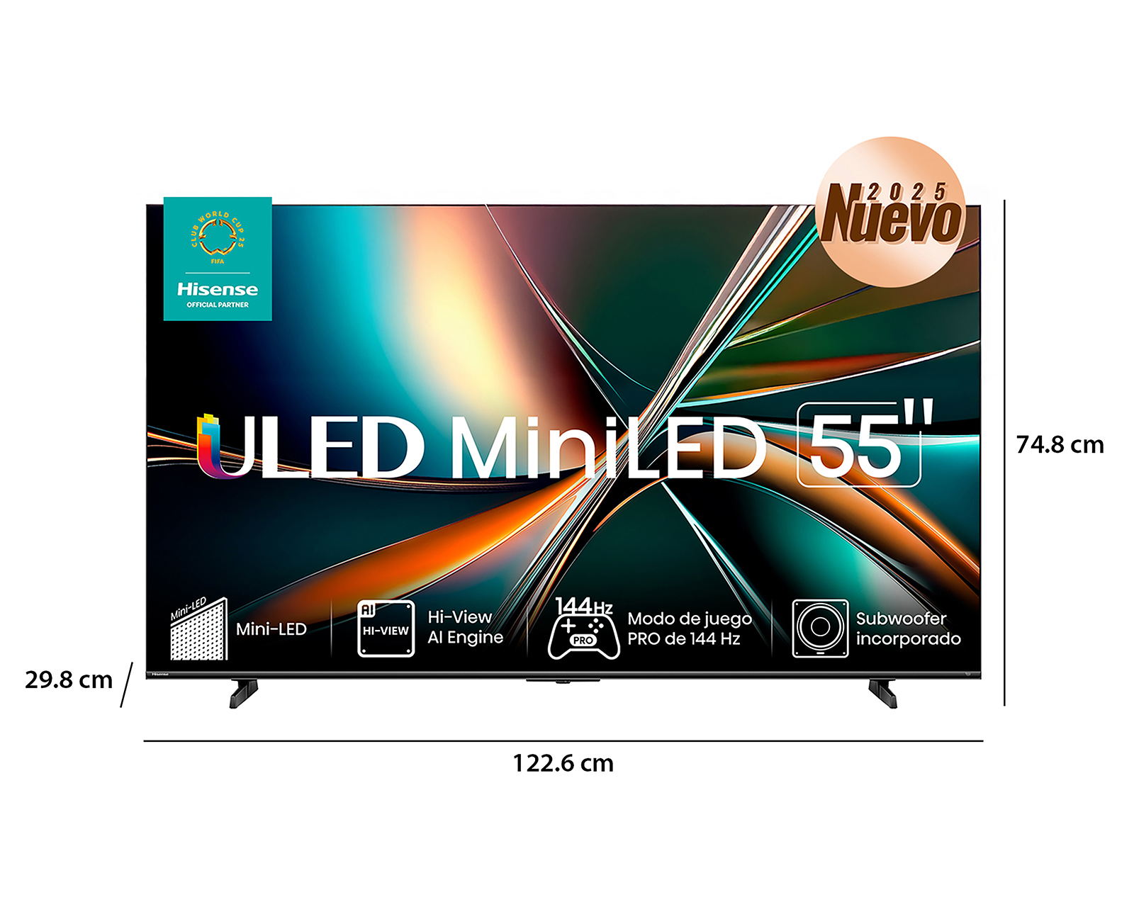 Foto 11 pulgar | Foto 10 | Pantalla Smart TV Hisense ULED MiniLED 55 pulgadas 4K 55U7QG