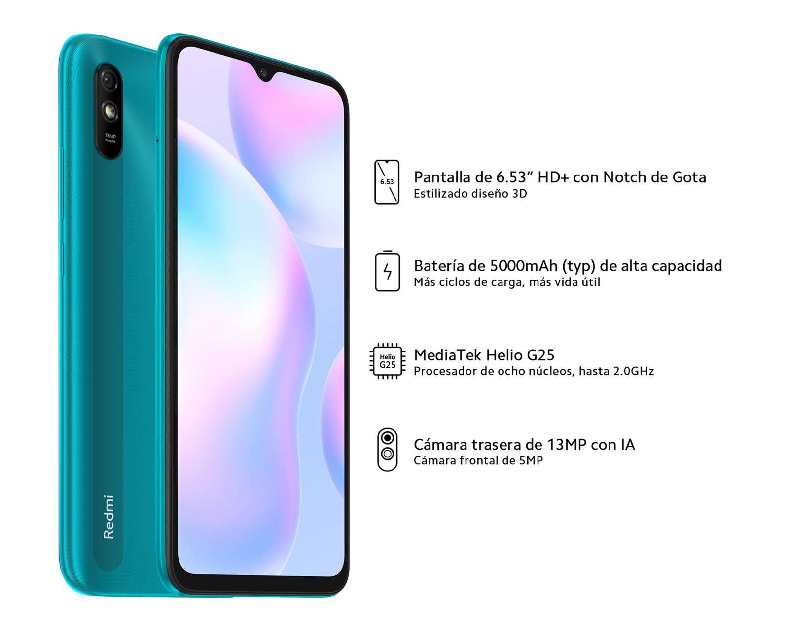 Foto 6 pulgar | Foto 5 | Celular Xiaomi Redmi 9A 32 GB Verde