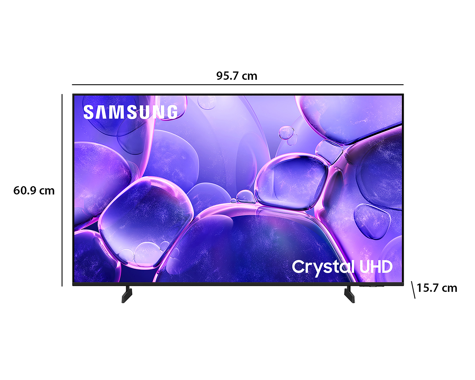 Foto 8 | Foto 8 | Pantalla Smart TV Samsung Crystal LED 43 Pulgadas UHD 4K UN43U8000FFXZC