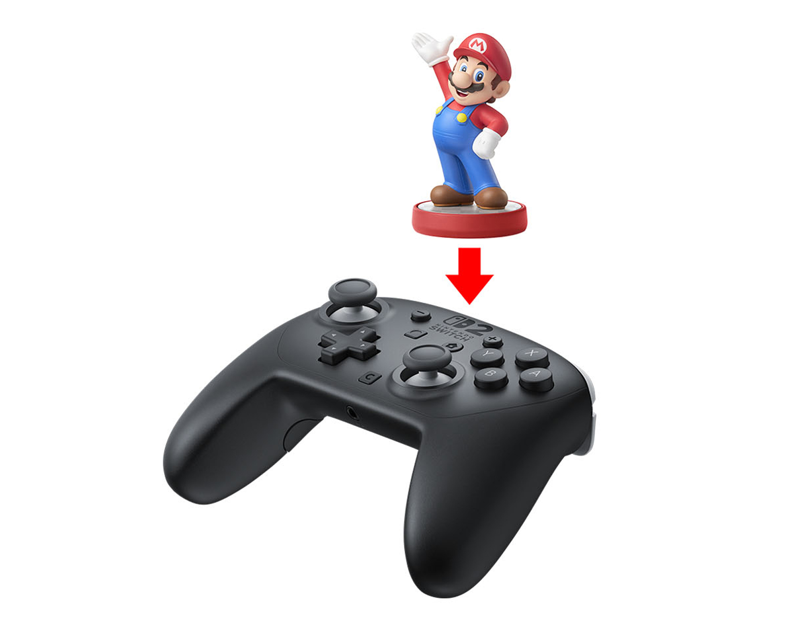 Foto 7 pulgar | Foto 6 | Control Inalámbrico para Nintendo Switch 2 Pro Controller Negro