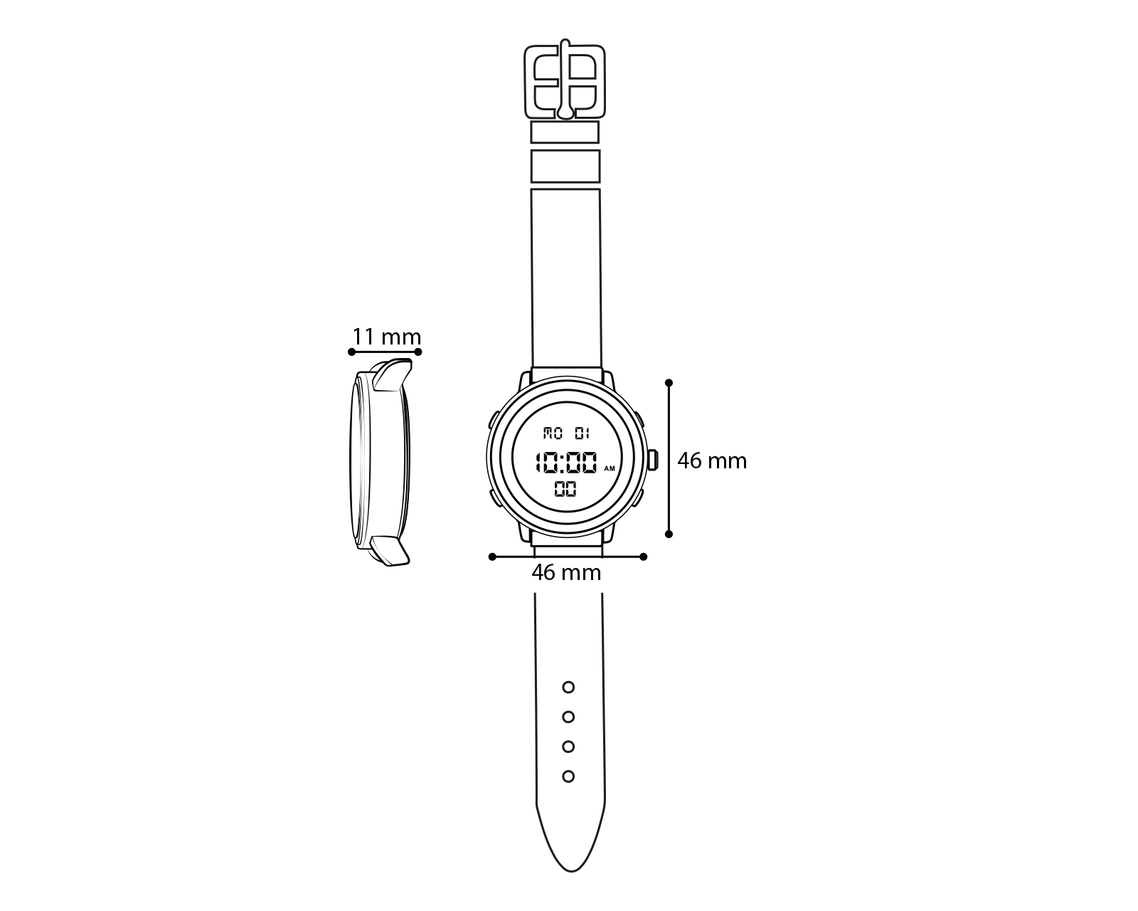 Foto 6 | Foto 6 | Smartwatch Huawei Watch 5 46 mm Resistente al Agua Negro