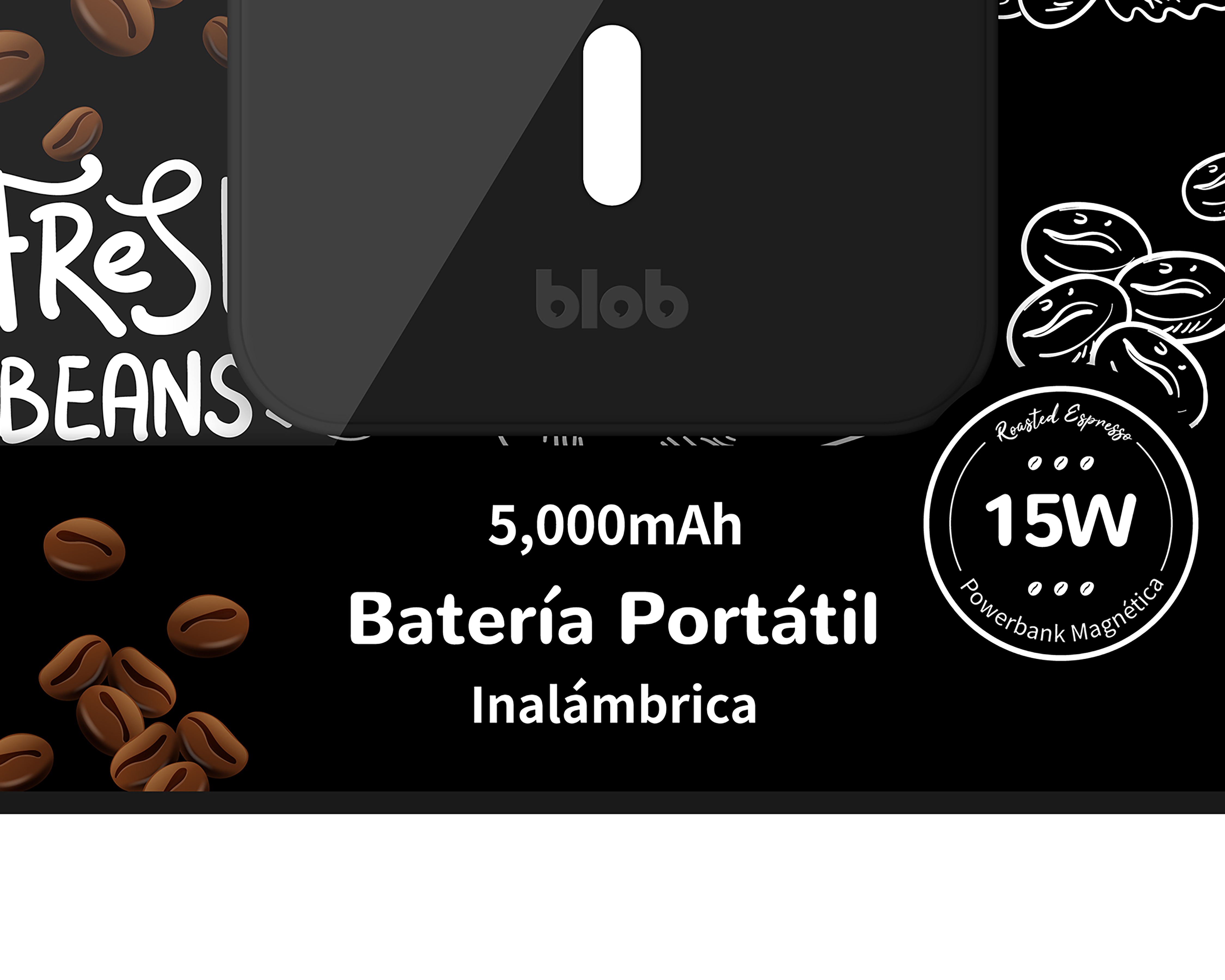 Foto 3 | Foto 3 | Batería Portátil Blob 5000 mAh