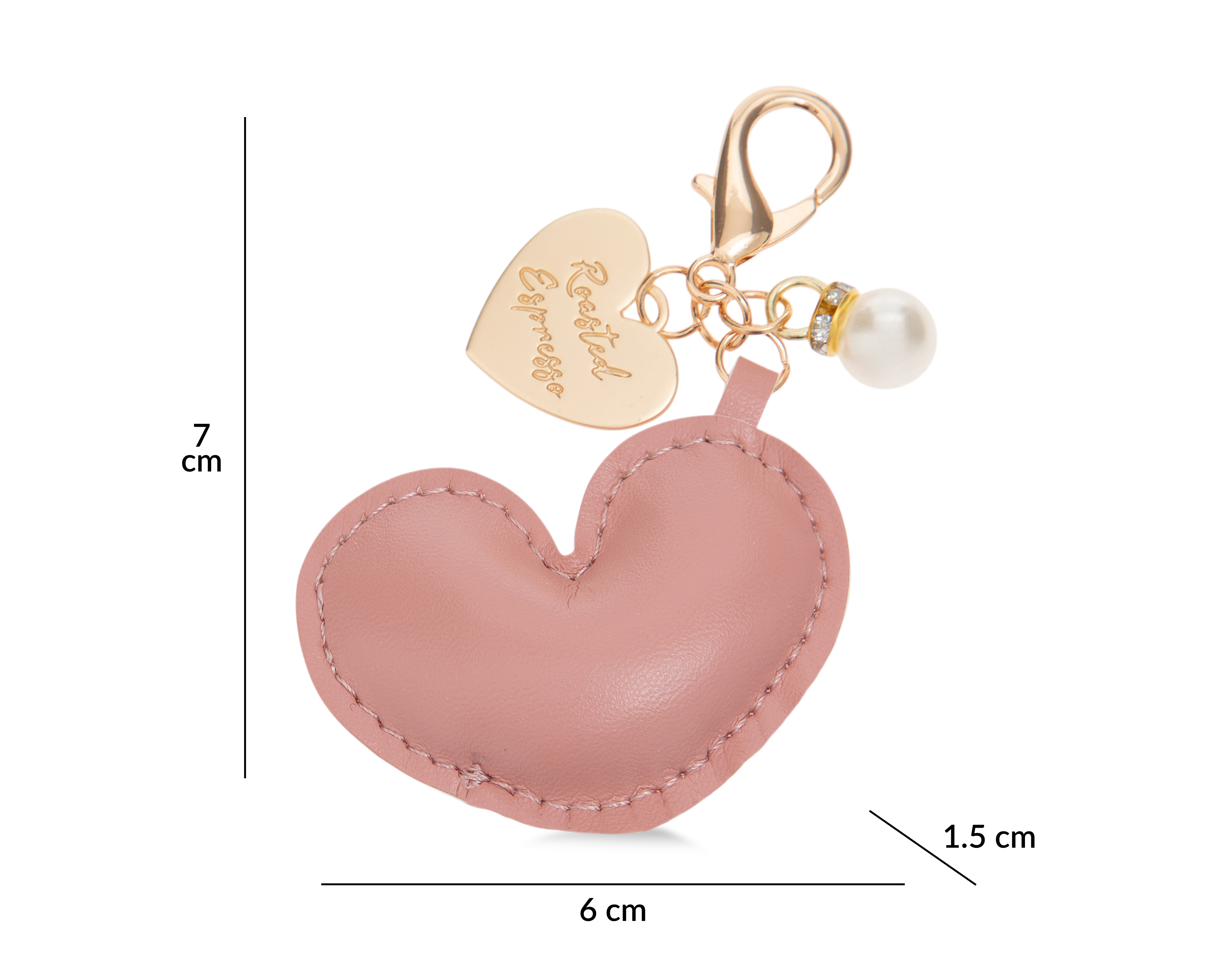 Foto 4 | Foto 4 | Colgante para Celular de Poliuretano Blob Corazón Rosa