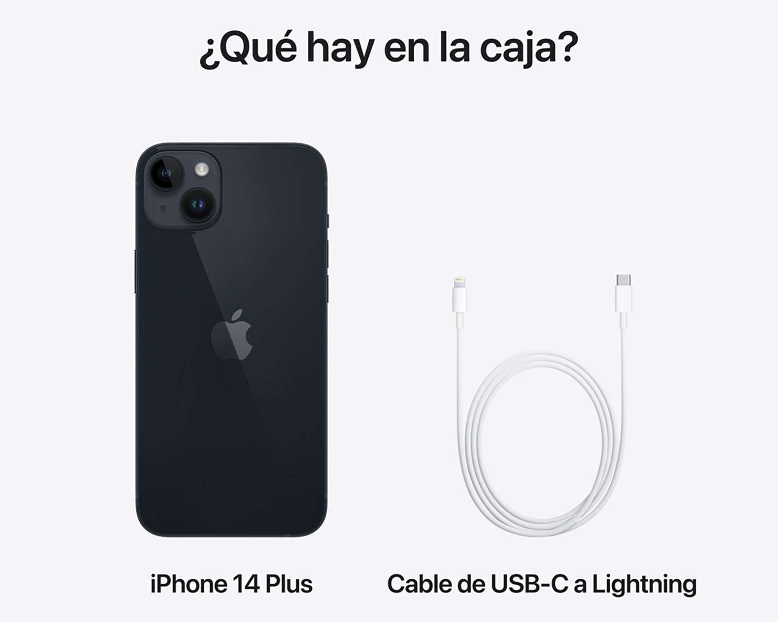 Foto 10 pulgar | Foto 9 | Telcel Apple iPhone 14 Plus 128 GB Medianoche