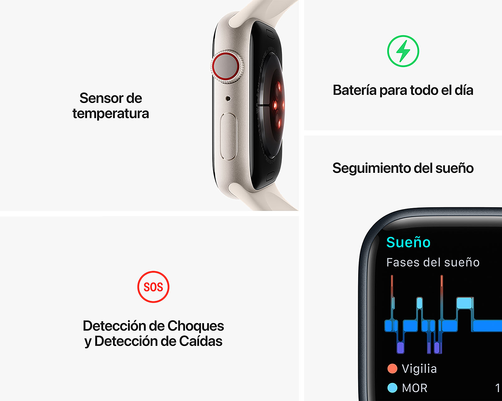 Foto 4 | Foto 4 | Apple Watch Series 8 45 mm GPS Medianoche