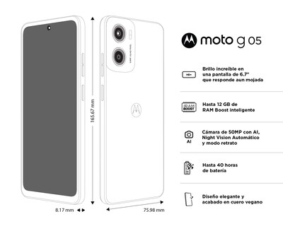 Foto 10 | Foto 10 | Telcel Motorola Moto G05 64 GB Morado