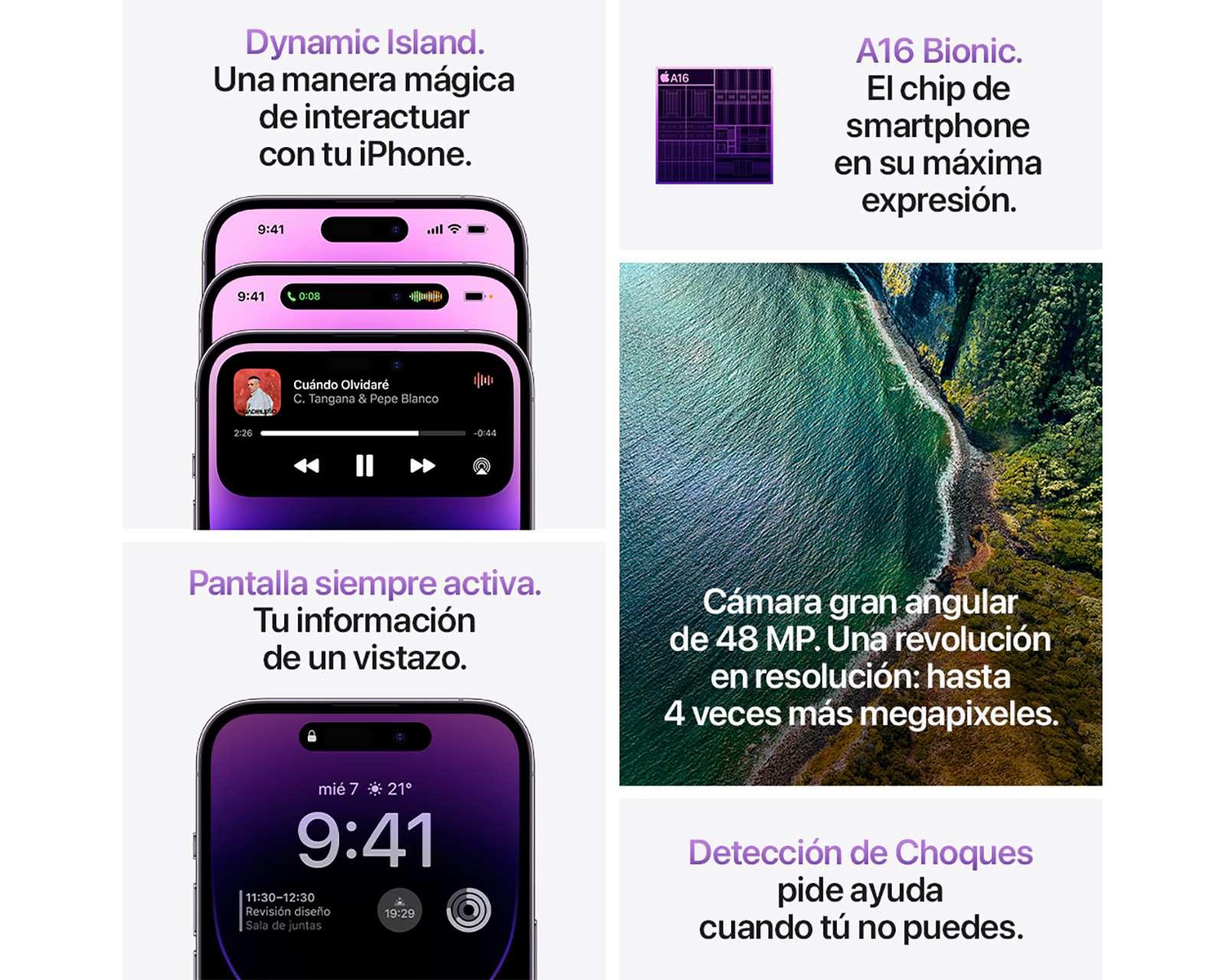 Foto 7 | Foto 7 | Telcel Apple iPhone 14 Pro Max 256 GB Negro