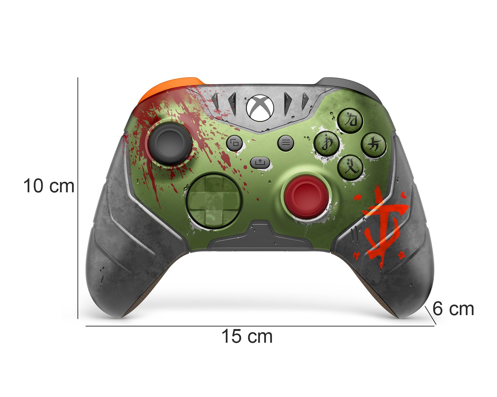 Foto 11 pulgar | Foto 10 | Control Inalámbrico para Xbox Microsoft Doom the Dark Age Verde