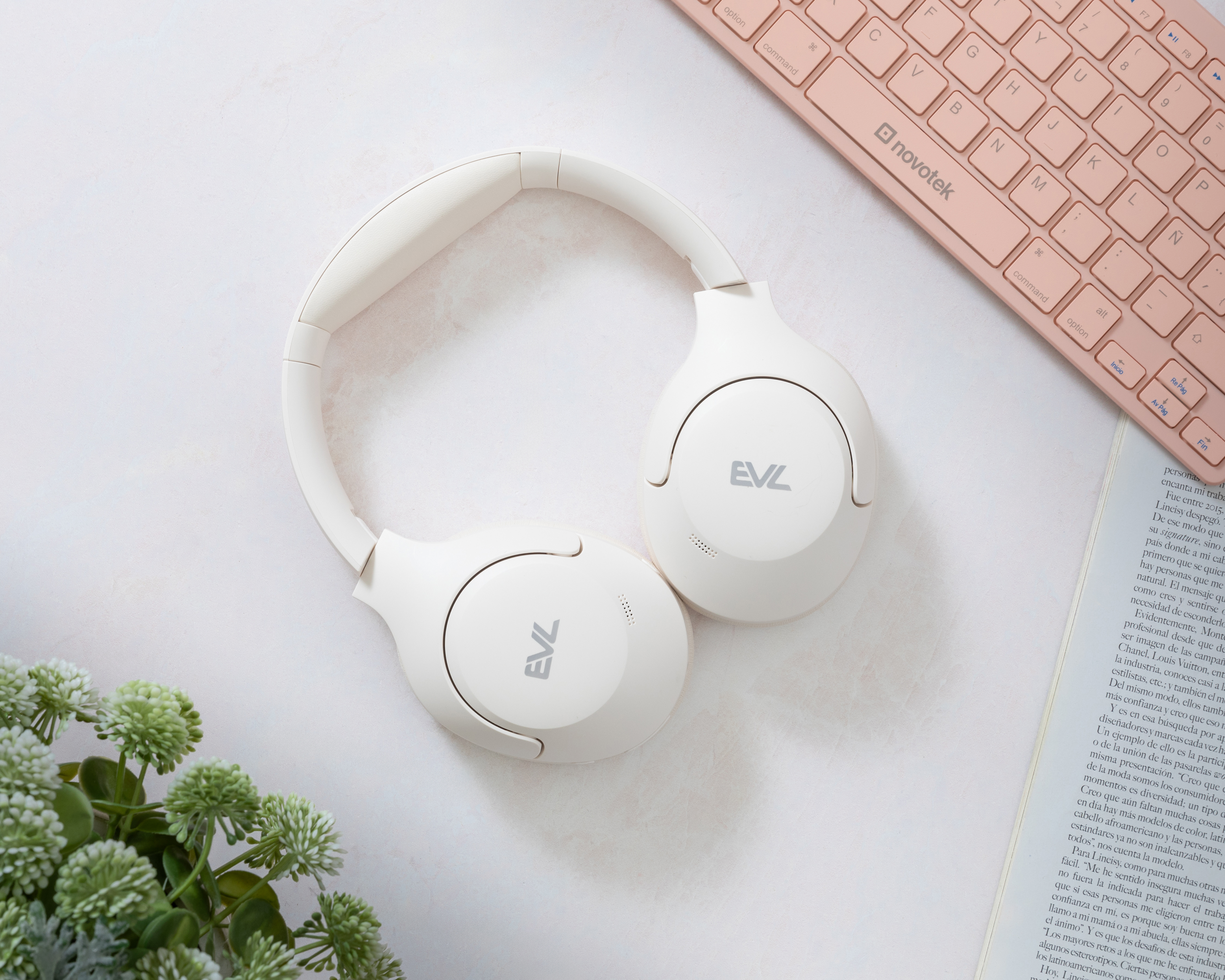 Foto 7 | Foto 7 | Audífonos de Diadema Inalámbricos EVL Cosmo D con Noise Cancelling