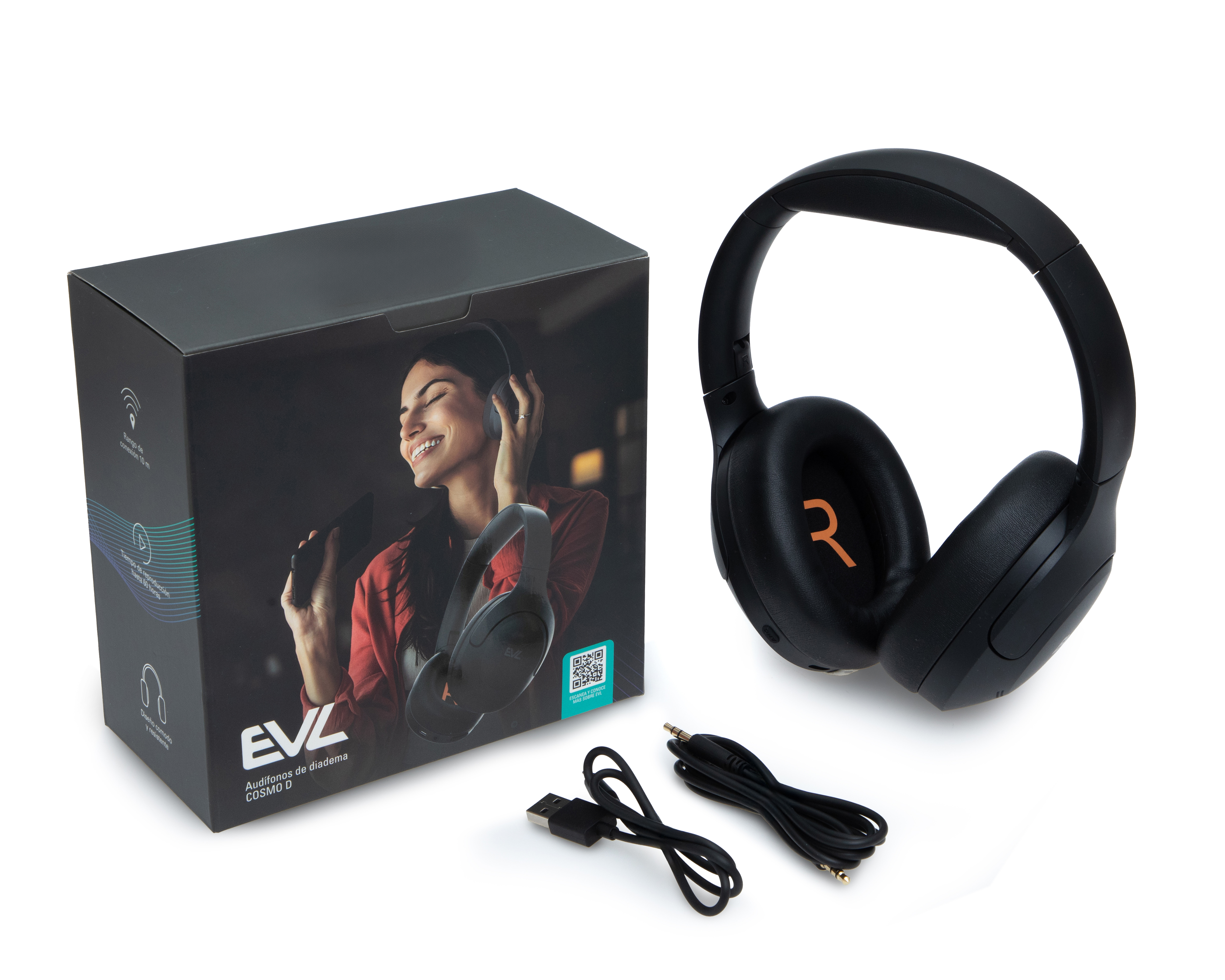 Foto 5 pulgar | Foto 4 | Audífonos de Diadema Inalámbricos EVL Cosmo D con Noise Cancelling