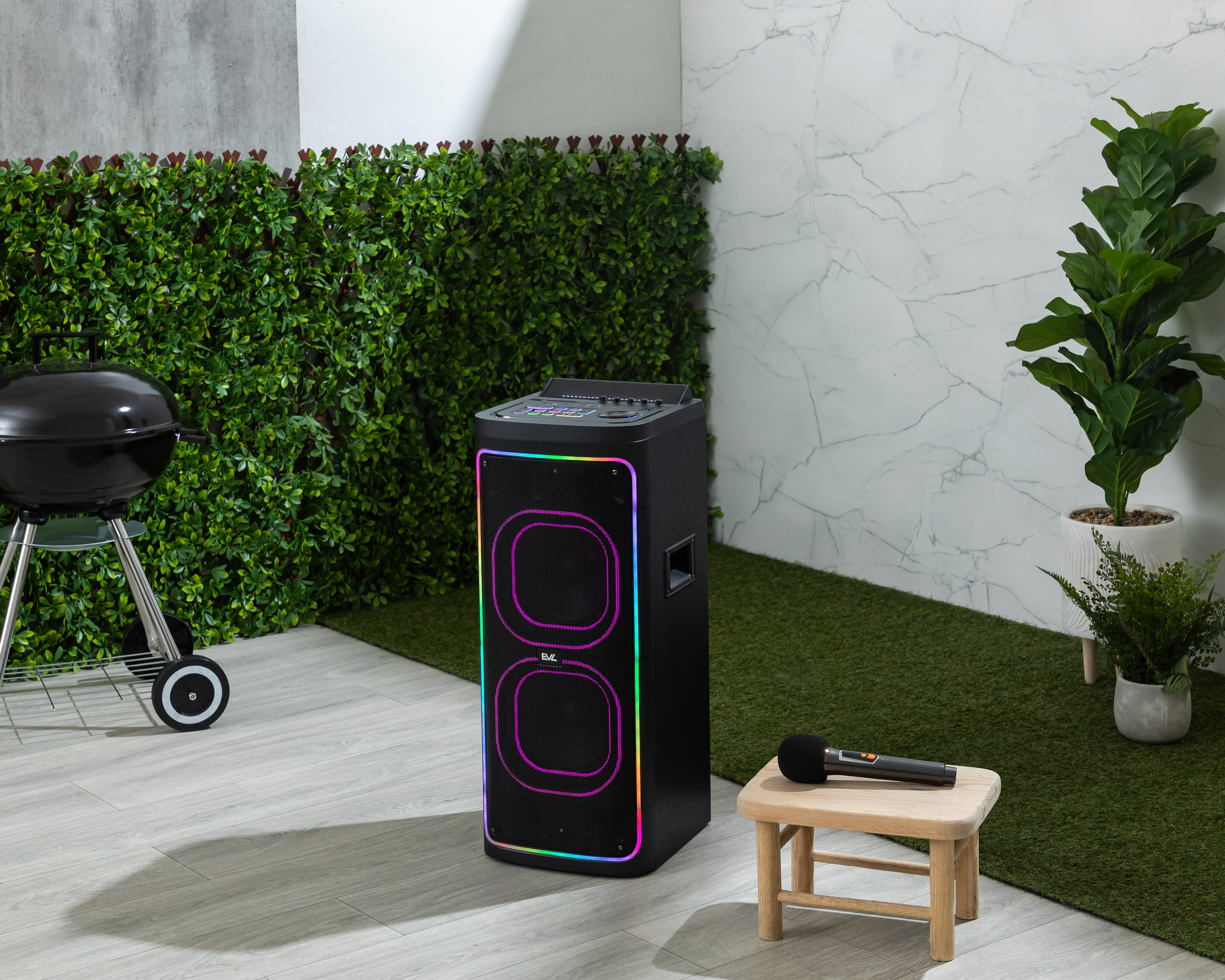 Foto 7 | Foto 7 | Bocina Bluetooth EVL EVL-AV-007 60 W con Micrófono