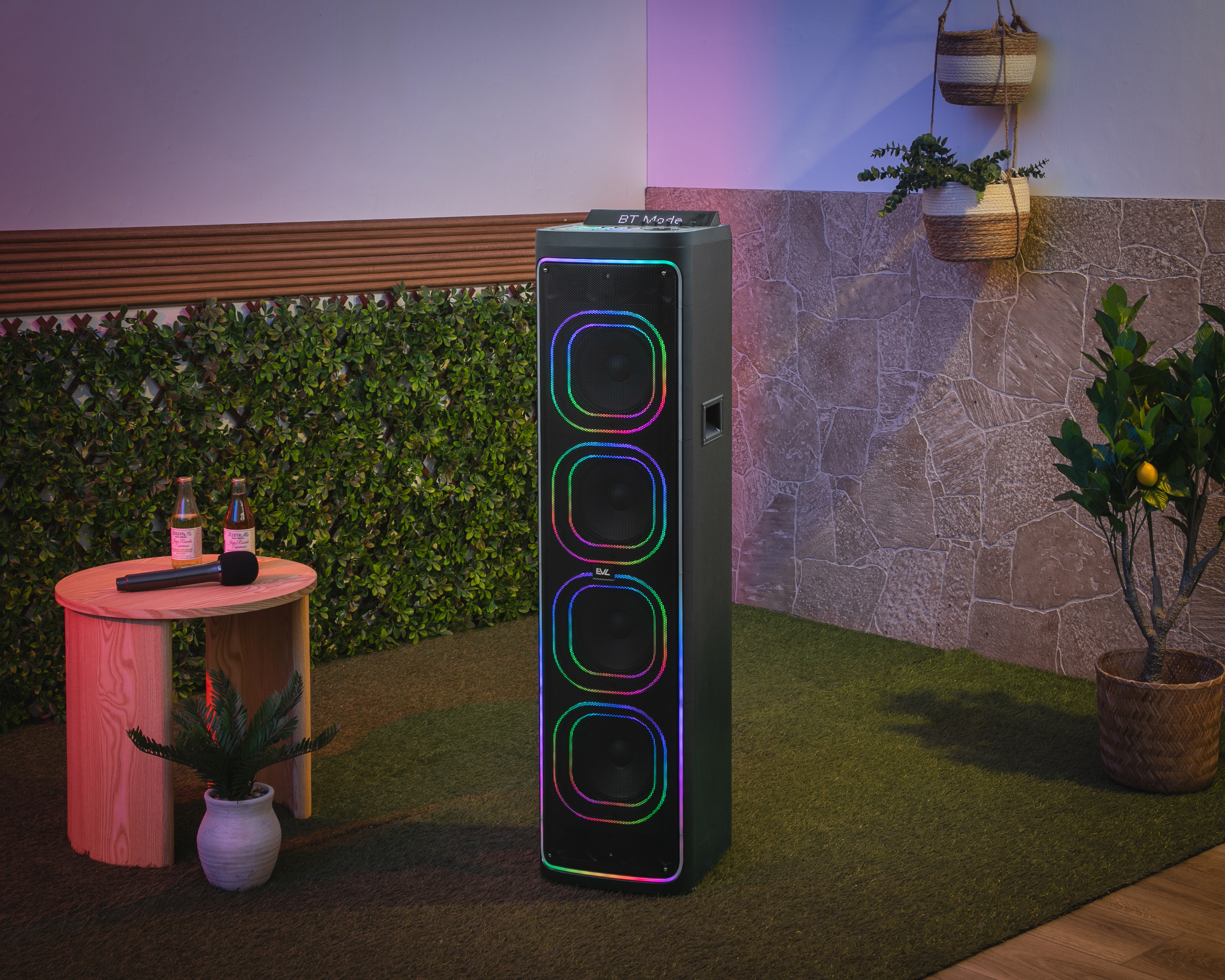 Foto 8 | Foto 8 | Bocina Bluetooth EVL EVL-AV-008 120 W con Micrófono