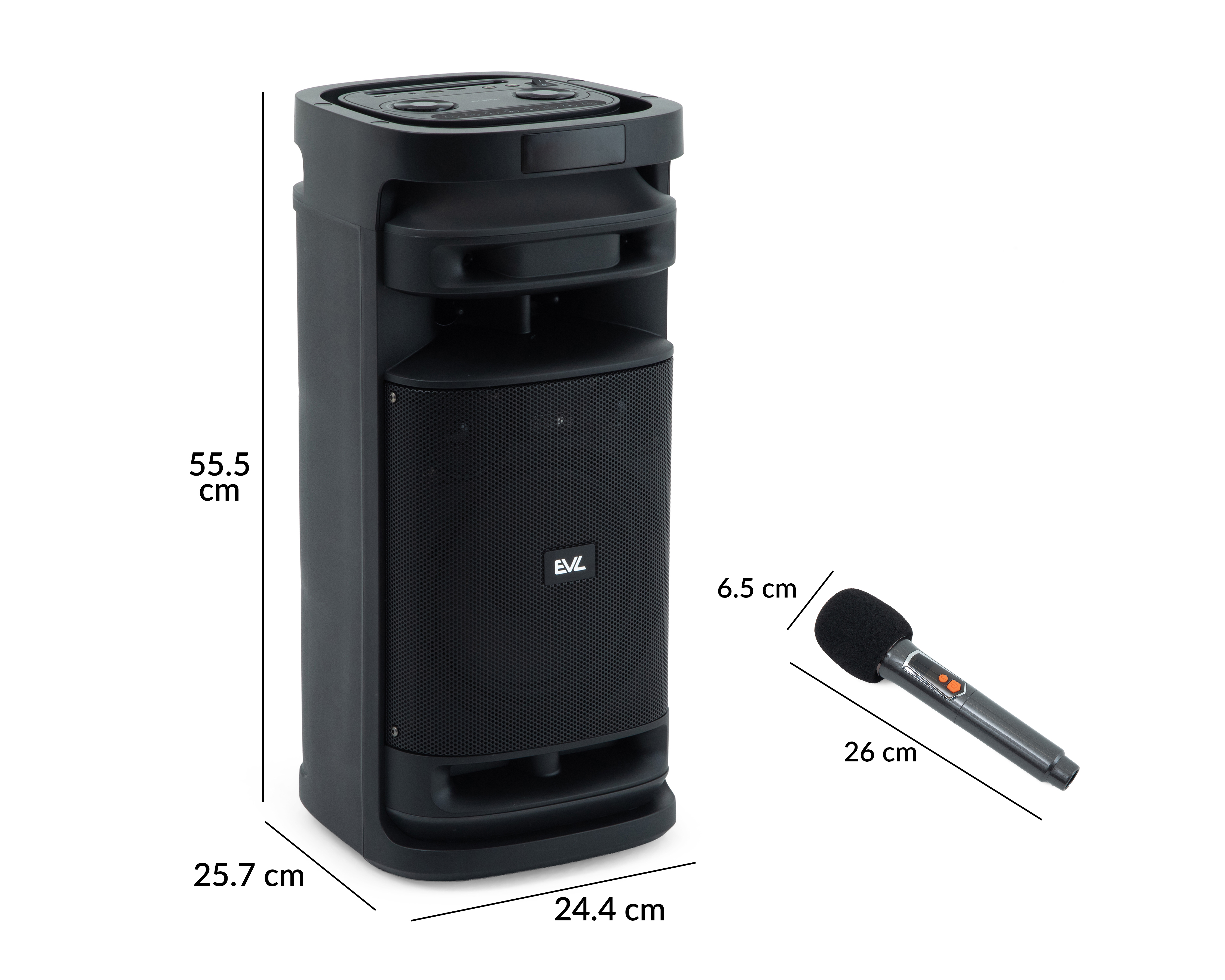 Foto 8 | Foto 8 | Bocina Bluetooth EVL EVL-BF8-04 50 W con Micrófono