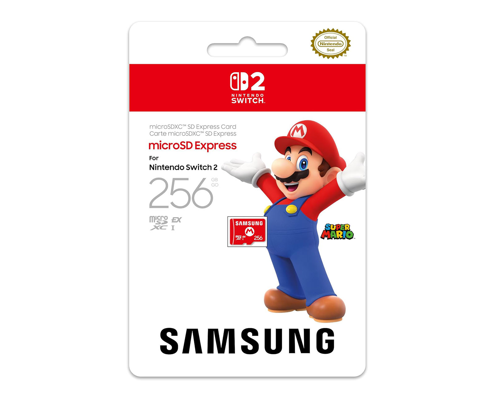 Foto 2 pulgar | Foto 1 | Memoria MicroSD Express Samsung para Nintendo Switch 2 256 GB Clase 10