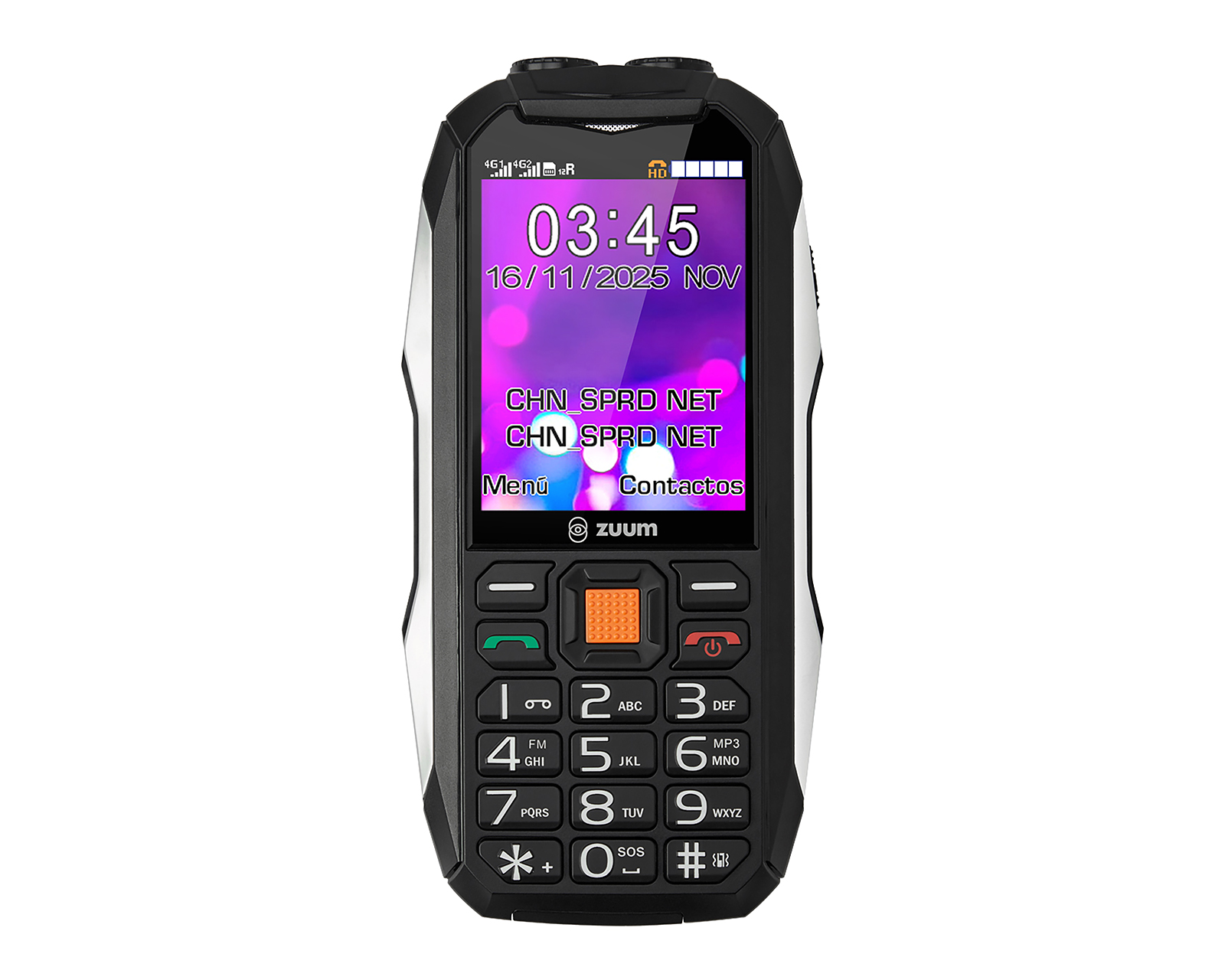 Foto 3 pulgar | Foto 2 | Celular Zuum Hidra XR Liberado 128 MB Negro