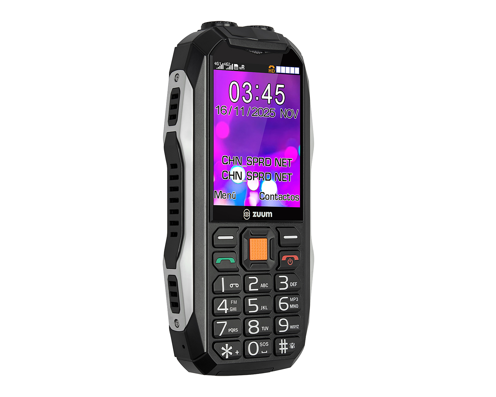 Foto 5 pulgar | Foto 4 | Celular Zuum Hidra XR Liberado 128 MB Negro