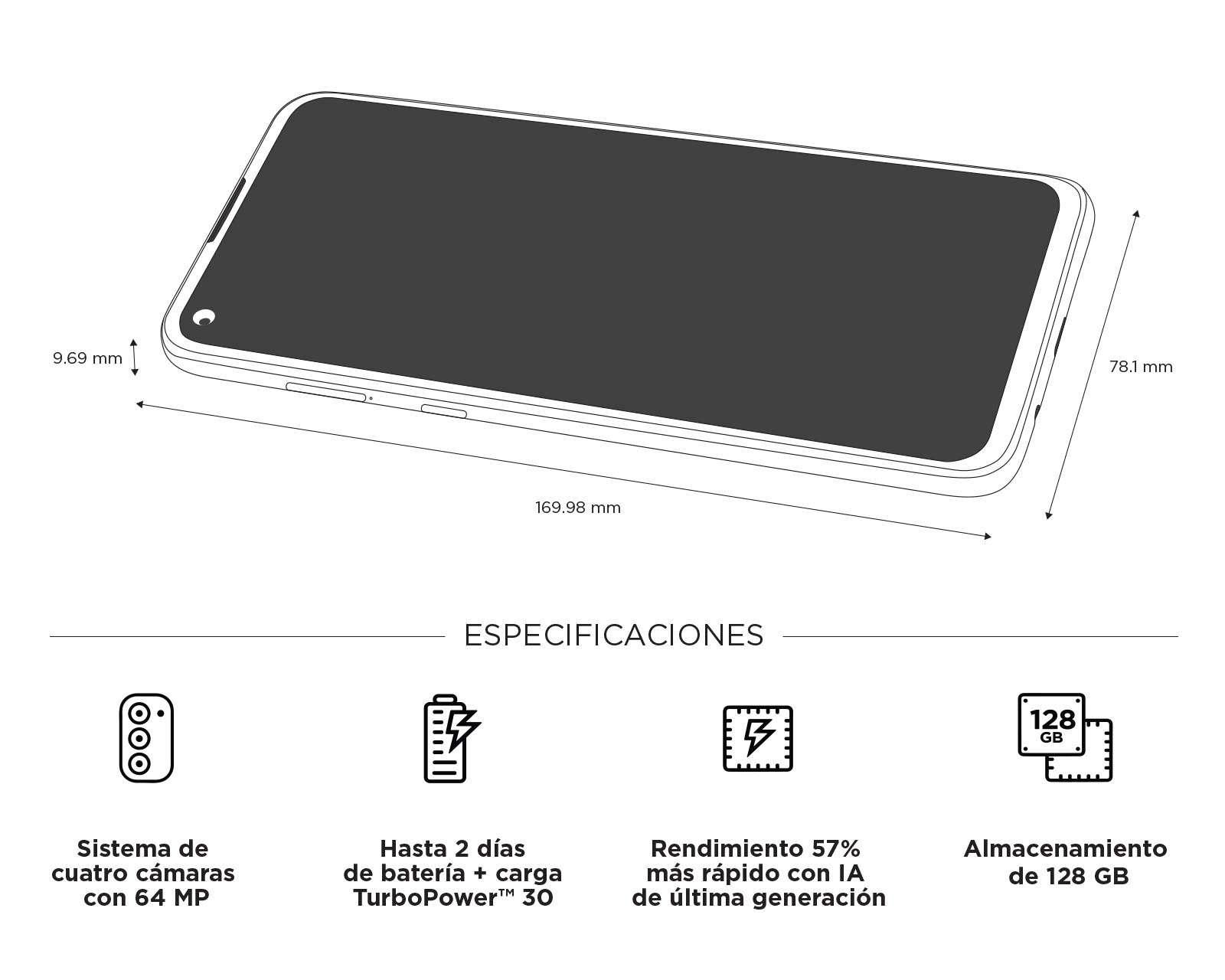 Foto 7 | Foto 7 | AT&T/Unefon Motorola Moto G9 Plus 128 GB Azul
