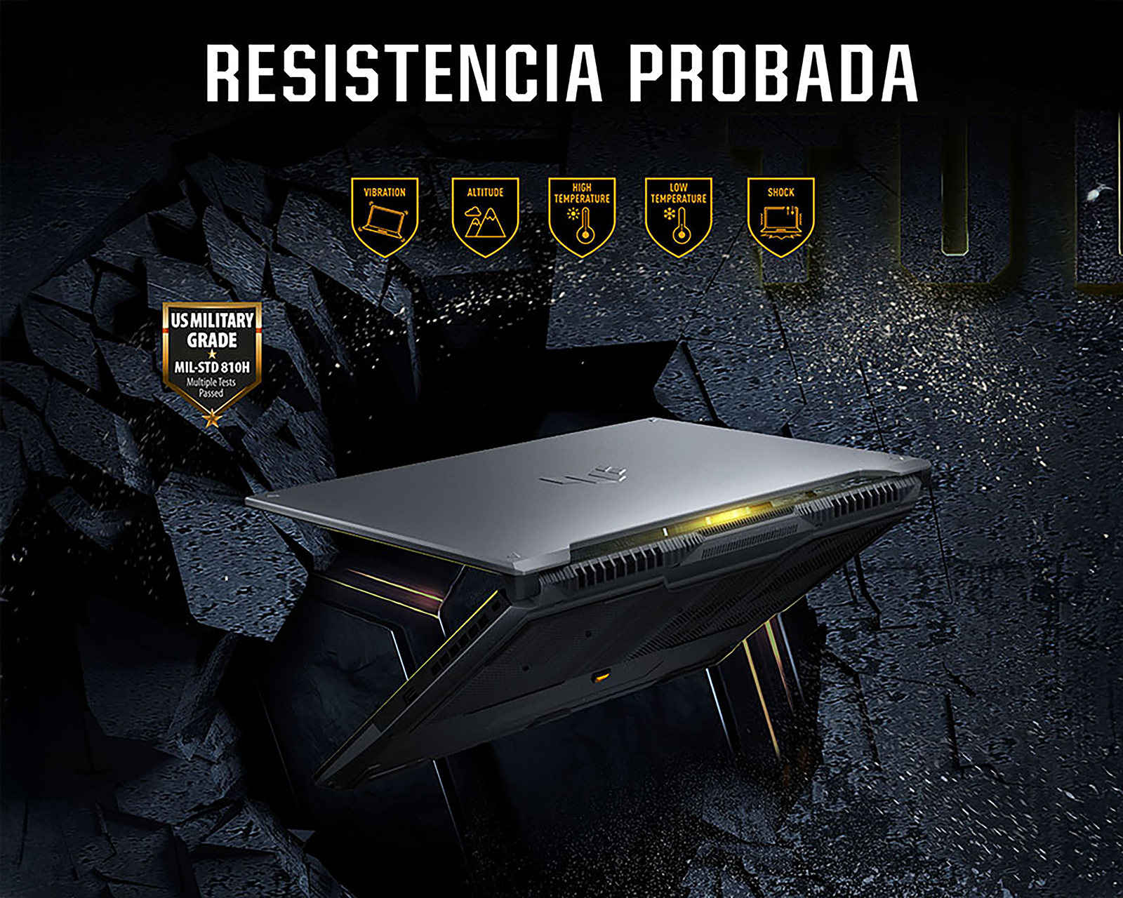Foto 6 | Foto 5 | Laptop Gamer Asus TUF 16 Pulgadas Intel Core i7 GeForce RTX 4050 16 GB RAM 512 GB SSD Gris