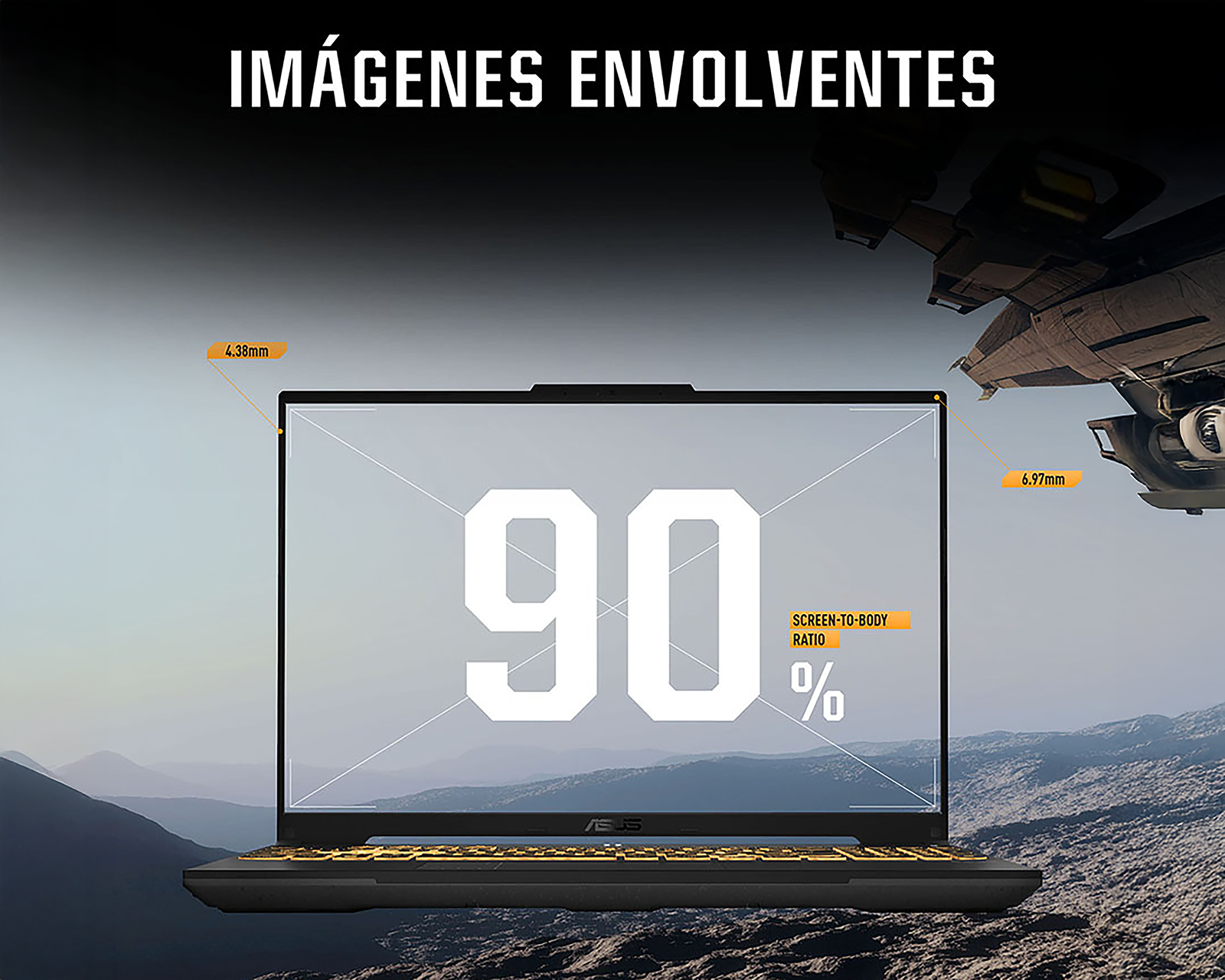 Foto 7 | Foto 6 | Laptop Gamer Asus TUF 16 Pulgadas Intel Core i7 GeForce RTX 4050 16 GB RAM 512 GB SSD Gris