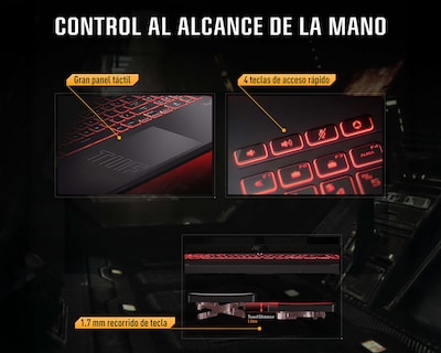 Foto 9 | Foto 8 | Laptop Gamer Asus TUF Gaming A16 16 Pulgadas AMD Ryzen 5 GeForce RTX 4050 16 GB RAM 1 TB SSD Gris