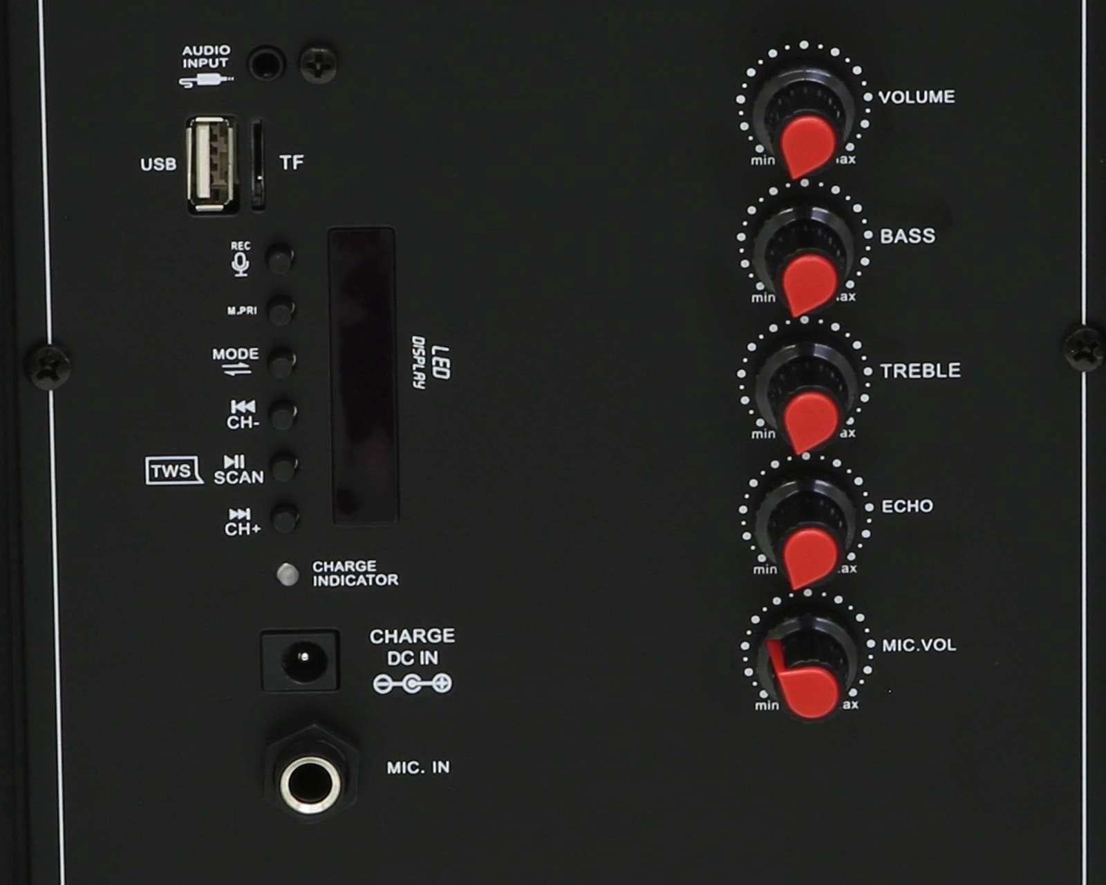 Foto 5 pulgar | Foto 4 | Bocina Portátil EVL con Luces 40 W