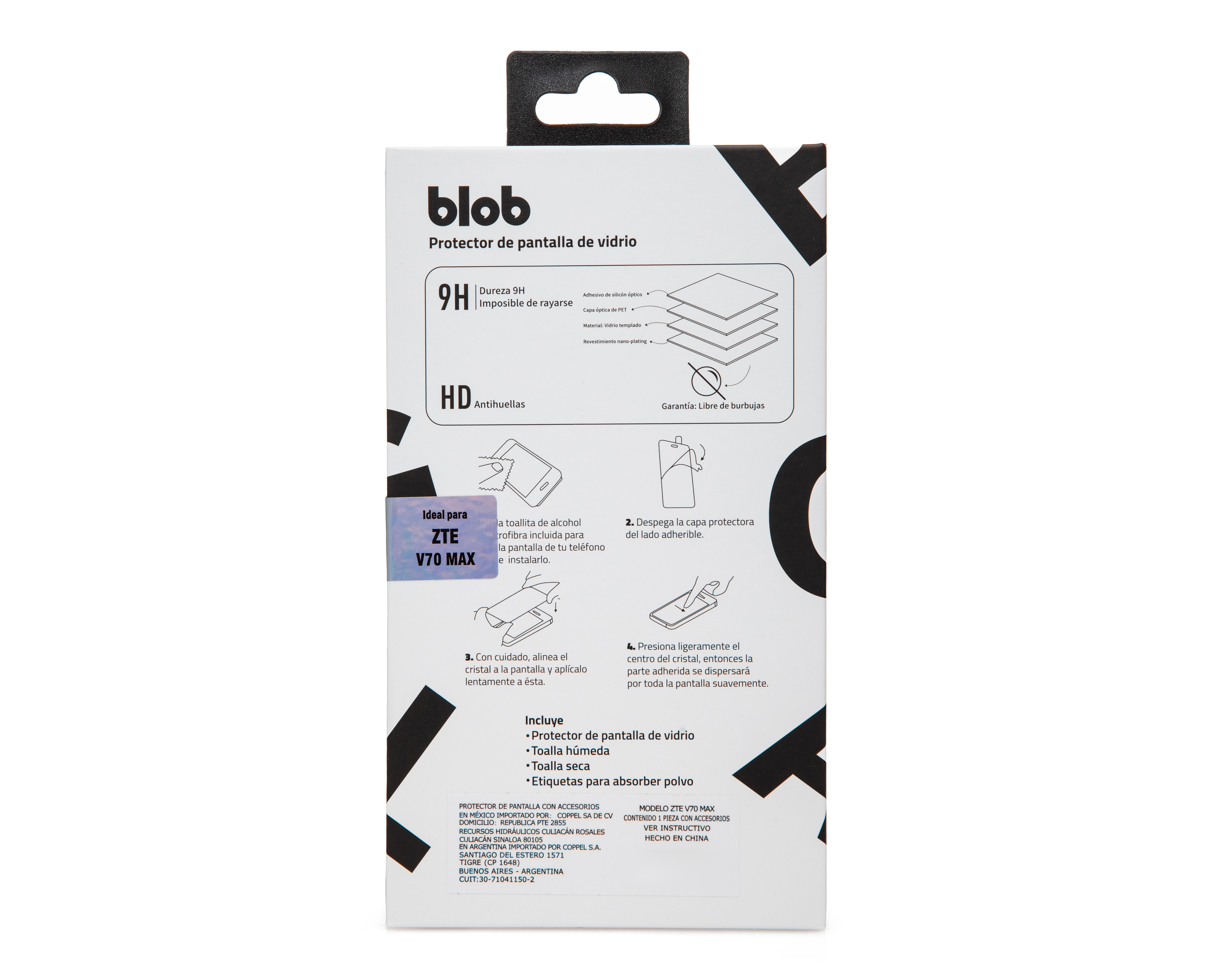 Foto 2 | Foto 2 | Protector de Pantalla Blob para ZTE V70 Max