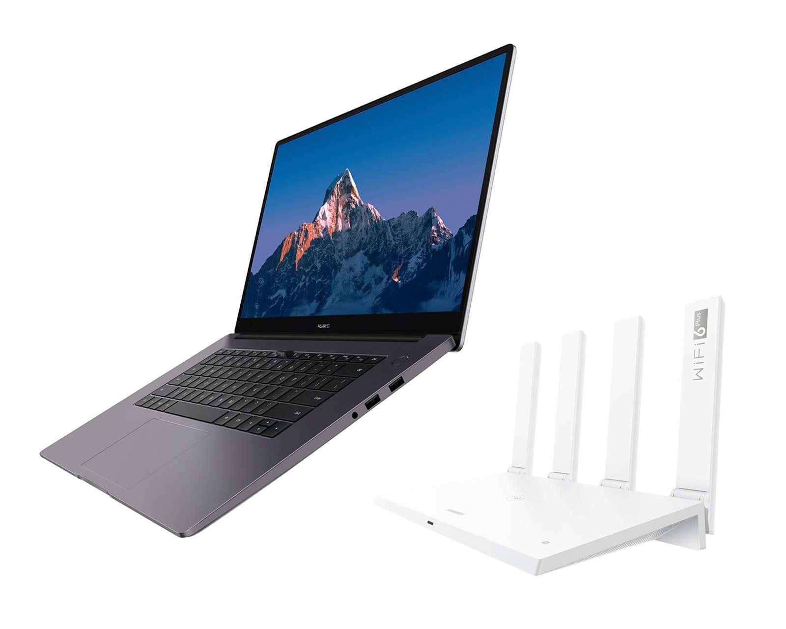 Foto 3 pulgar | Foto 2 | Laptop Huawei Matebook B3-510 15.6" Intel Core i3 8 GB RAM  256 GB SSD Gris + Router