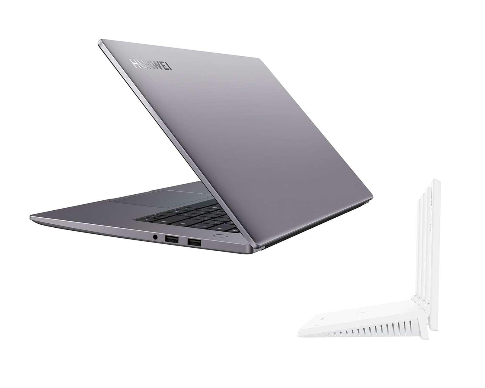 Foto 4 pulgar | Foto 3 | Laptop Huawei Matebook B3-510 15.6" Intel Core i3 8 GB RAM  256 GB SSD Gris + Router