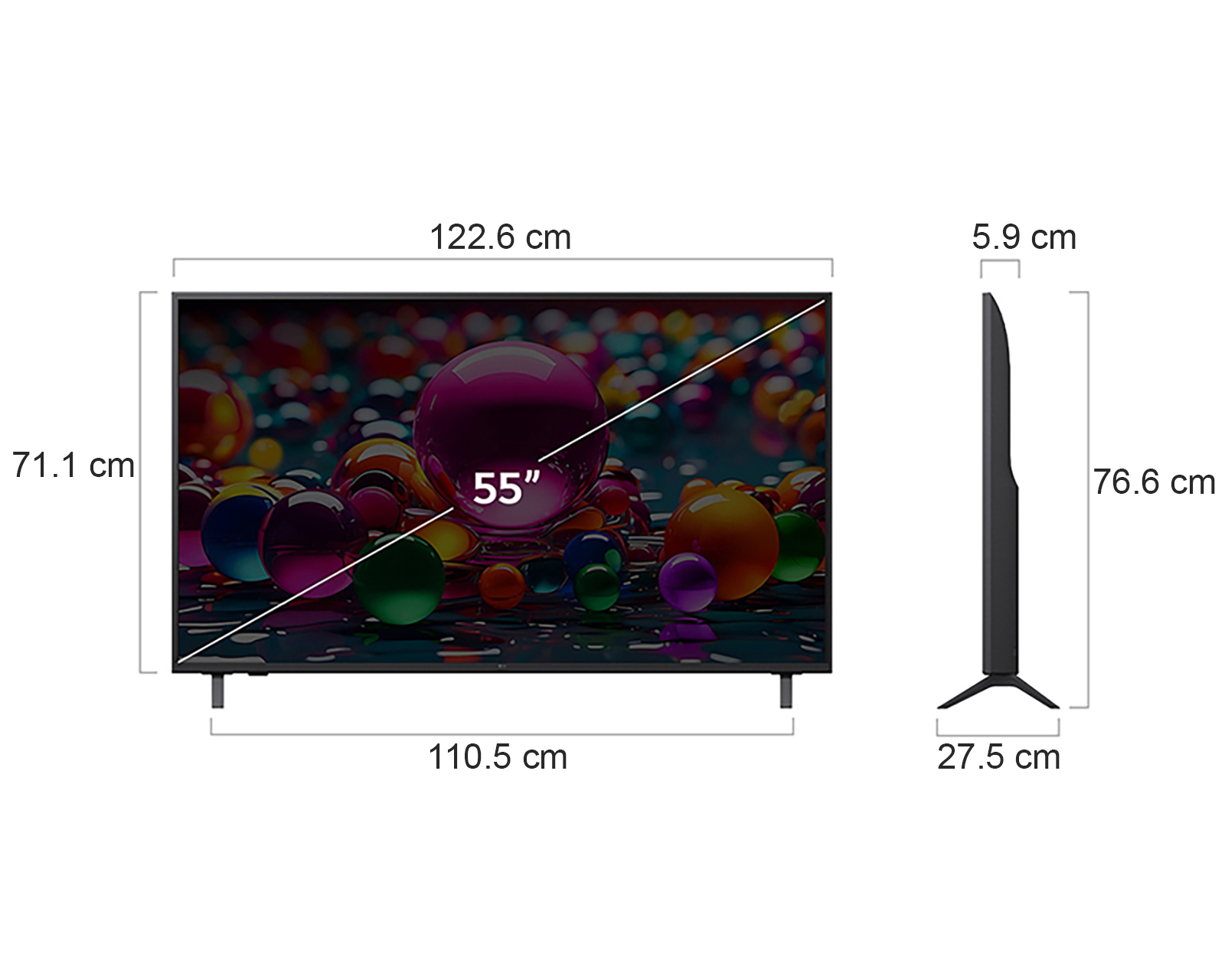 Foto 11 pulgar | Foto 10 | Pantalla Smart TV LG LED 55 Pulgadas UHD 55UA7500