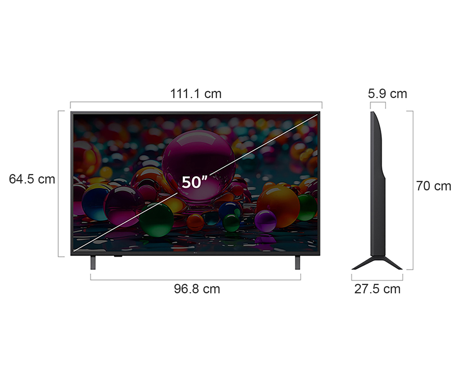 Foto 11 pulgar | Foto 10 | Pantalla Smart TV LG LED 50 Pulgadas UHD 4K 50UA7500