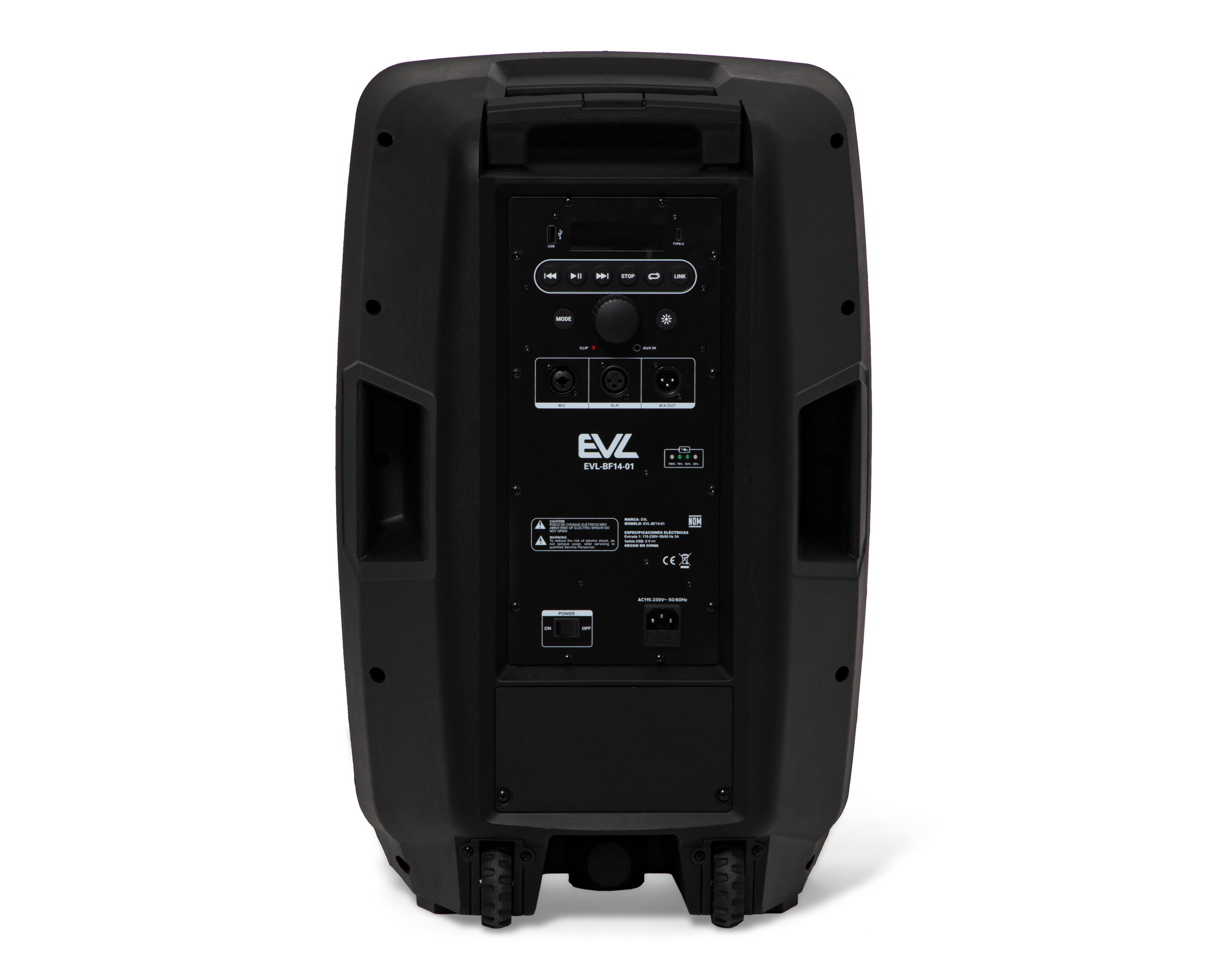 Foto 5 pulgar | Foto 4 | Bocina Bluetooth EVL BF14-01 50 W con Micrófono