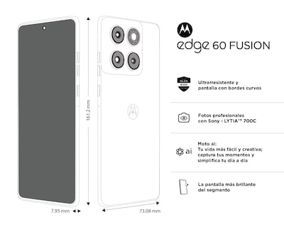 Foto 10 | Foto 10 | Telcel Motorola Edge 60 Fusion 256 GB Rosa