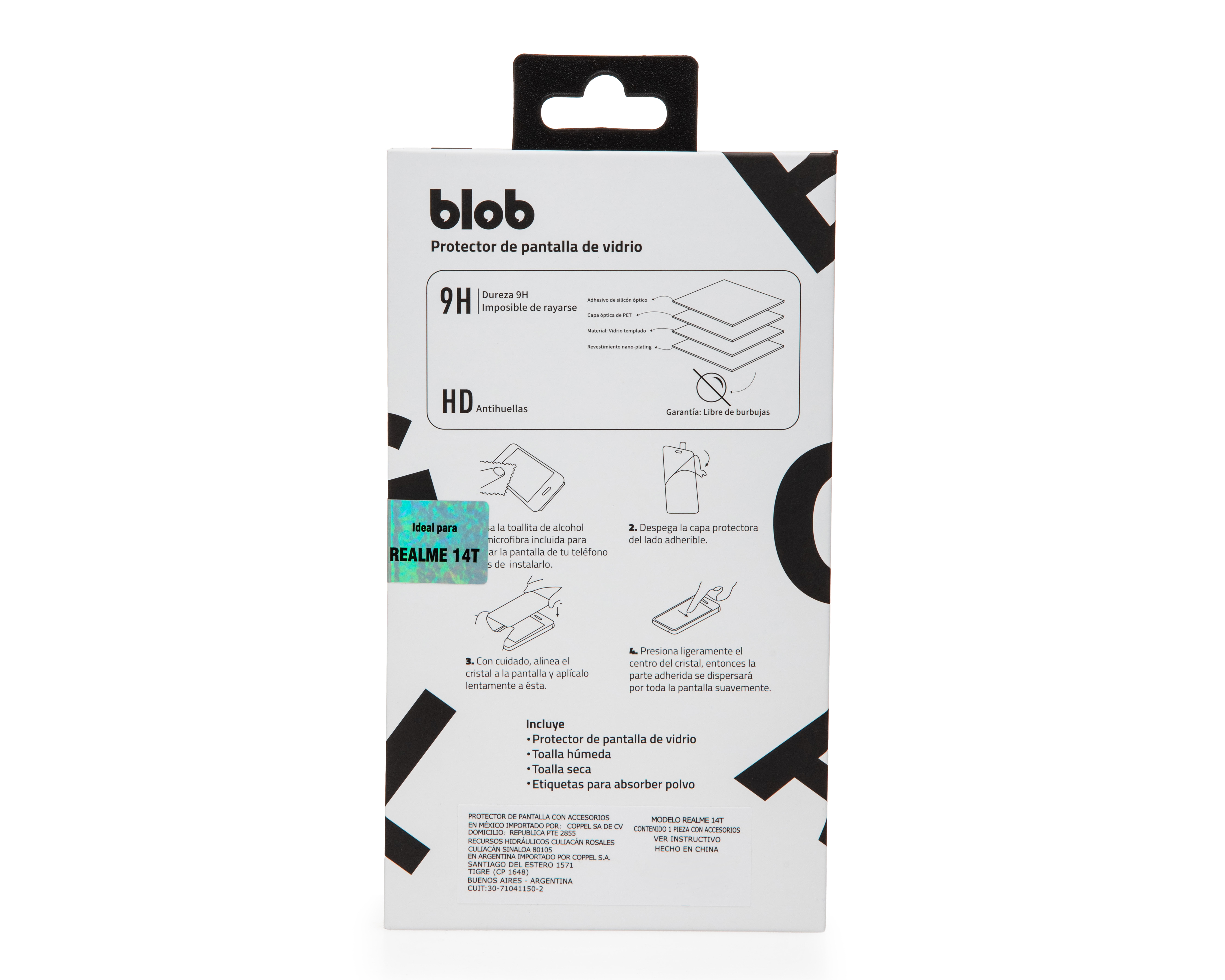 Foto 2 | Foto 2 | Protector de Pantalla Blob para Realme 14T