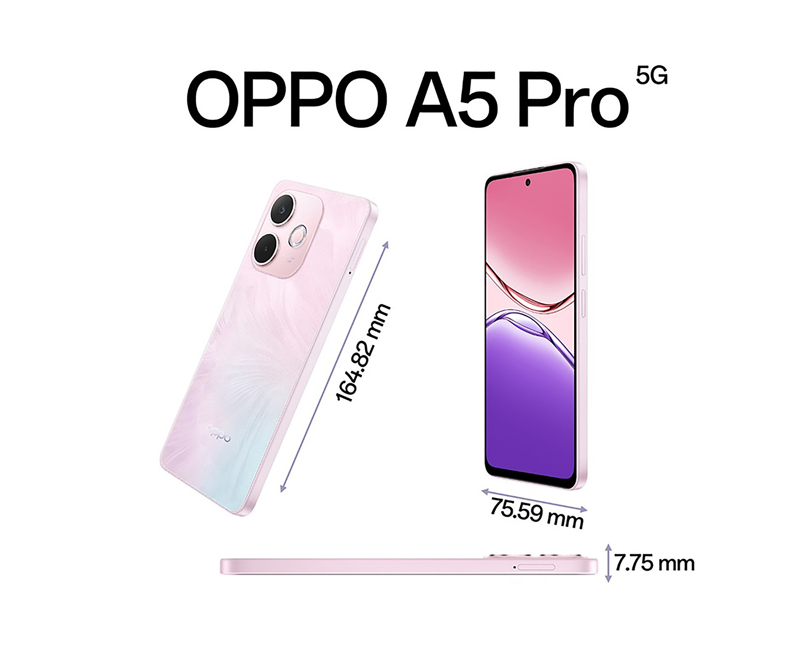 Foto 6 | Foto 6 | Movistar OPPO A5 Pro 5G 256 GB Rosa