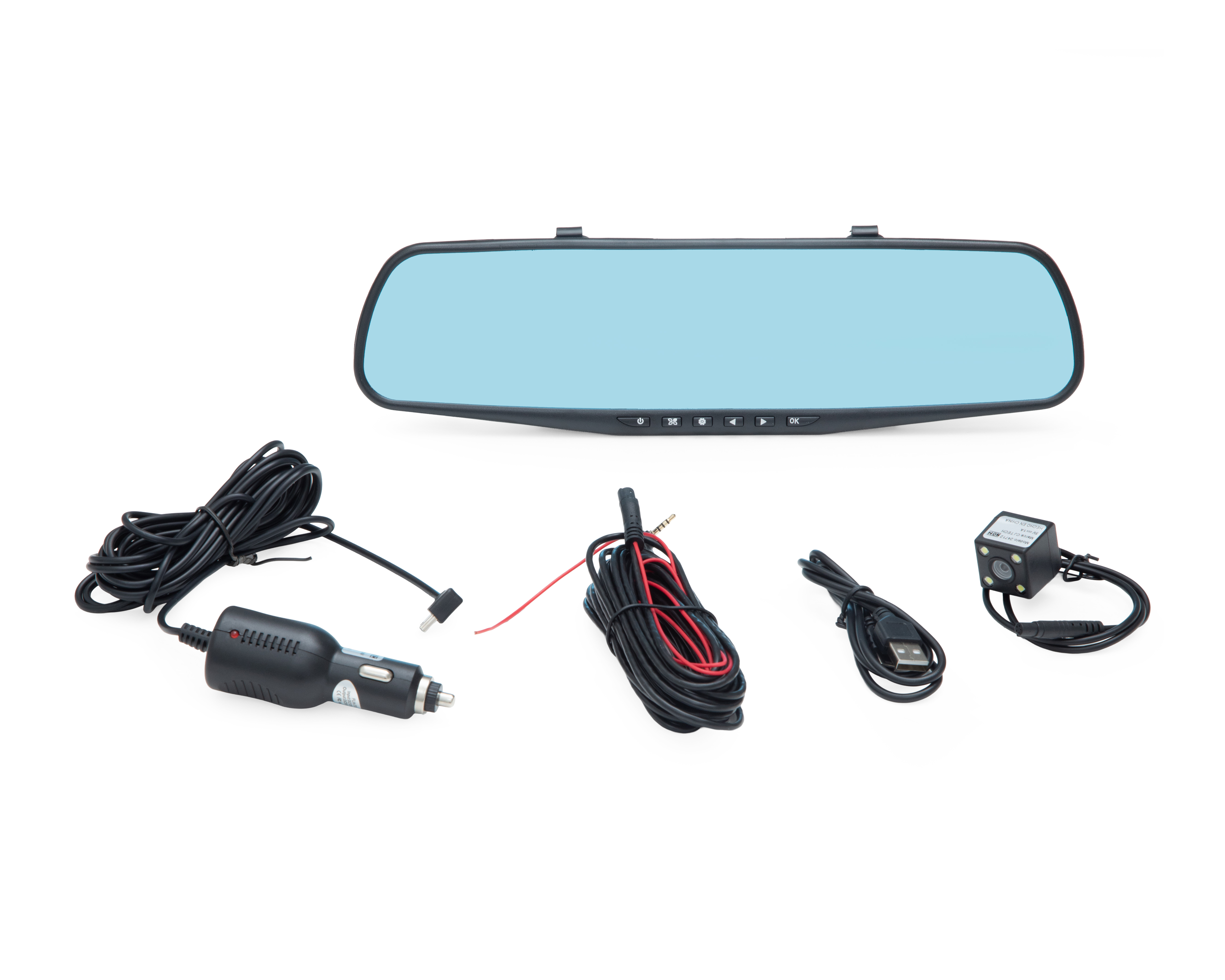 Foto 1 | Foto 1 | Retrovisor con Cámara Cj Tech Full HD