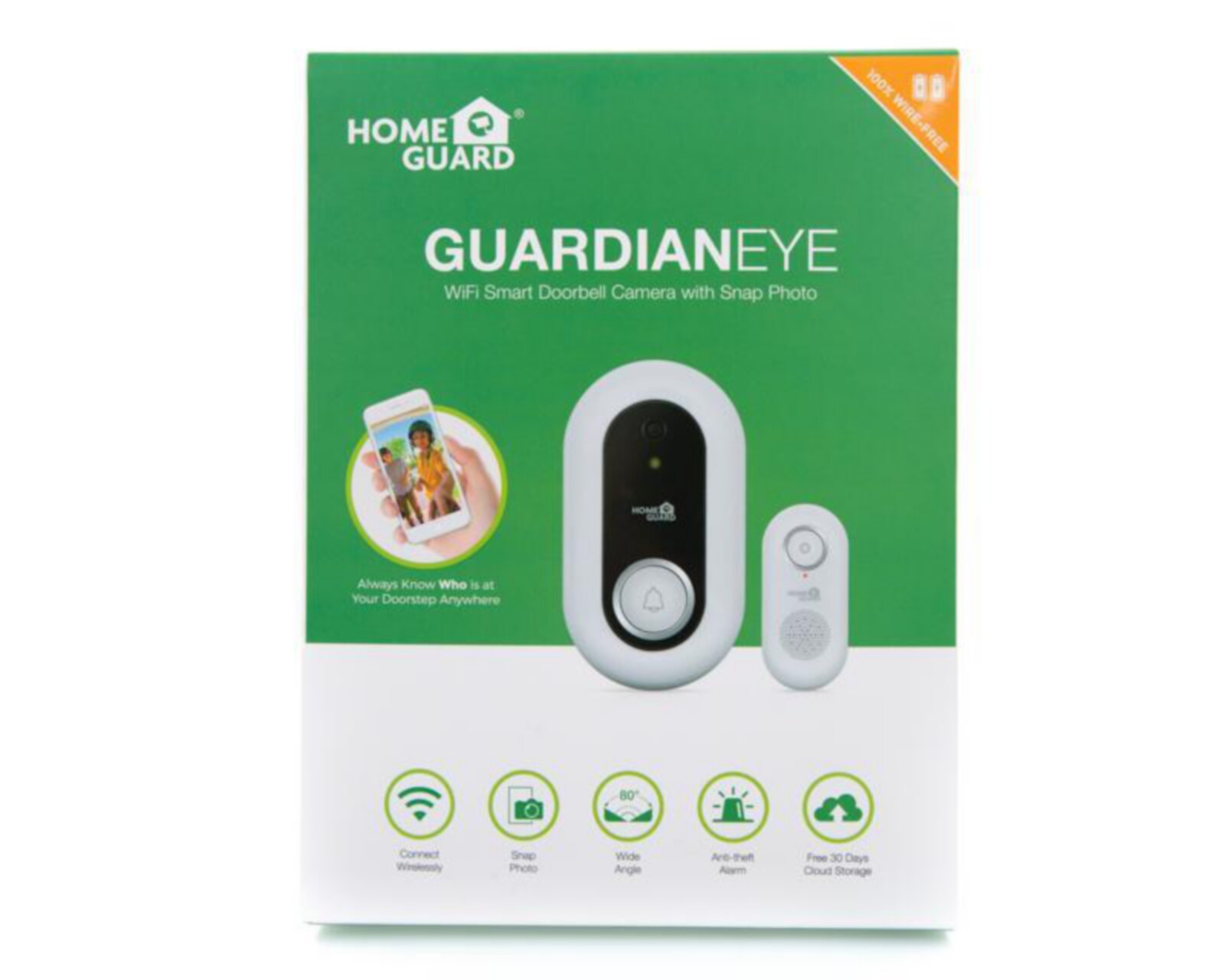 Foto 5 pulgar | Foto 4 | Timbre con Cámara de Seguridad Homeguard HGWVD-730
