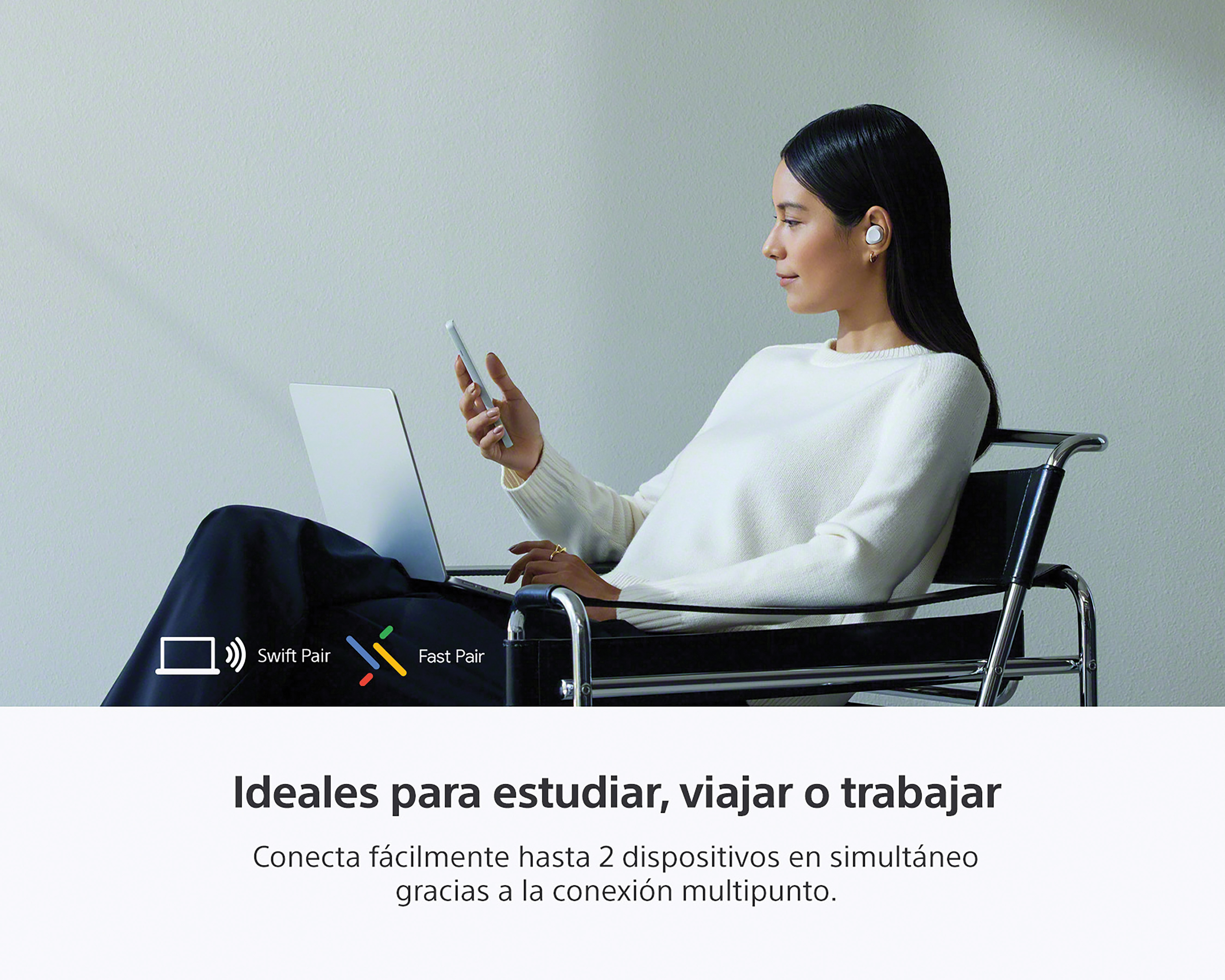 Foto 8 | Foto 8 | Audífonos True Wireless Sony WF-C710N con Cancelación de Ruido